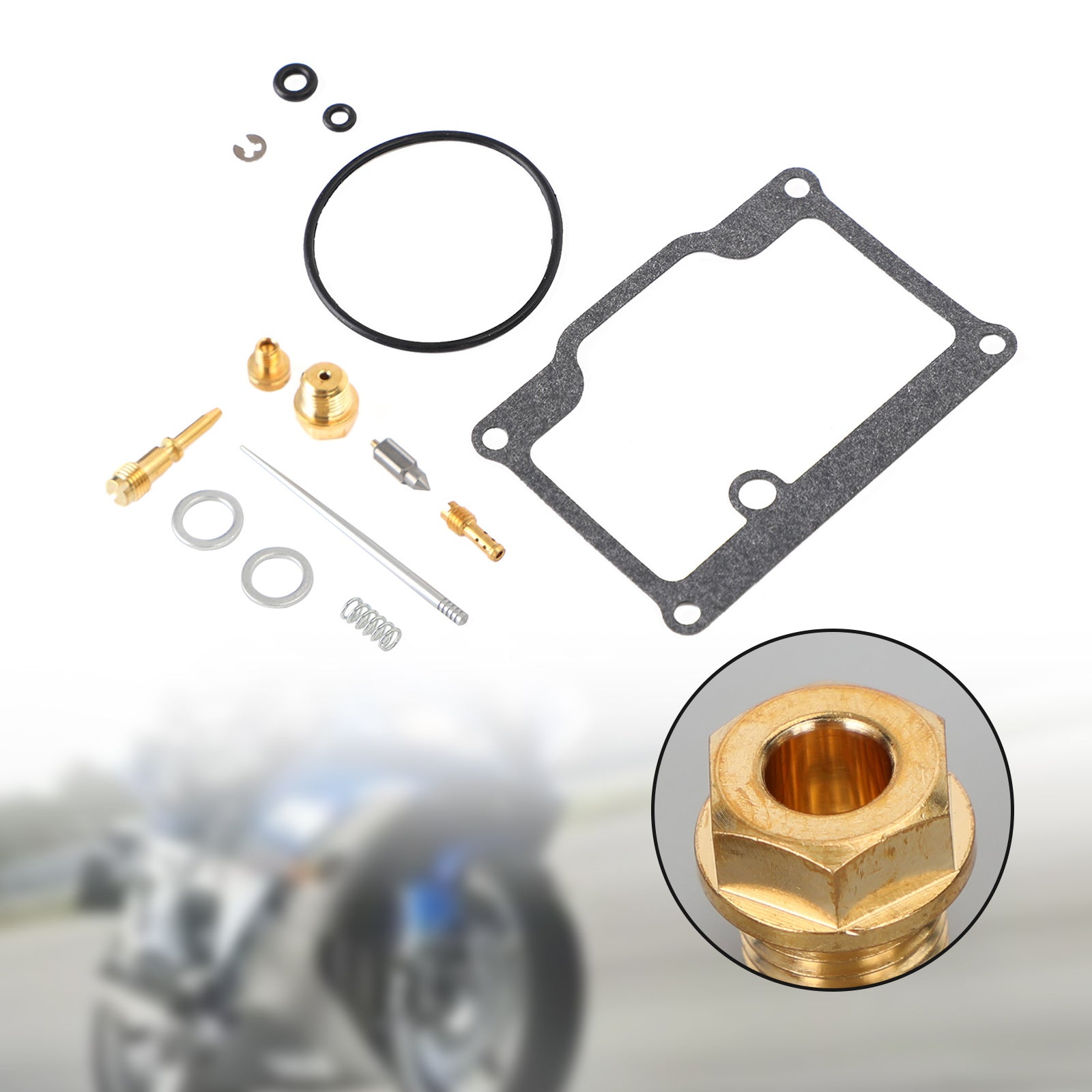 Kit de réparation de reconstruction de carburateur adapté à Suzuki GT 380 GT380 1973 – 1977