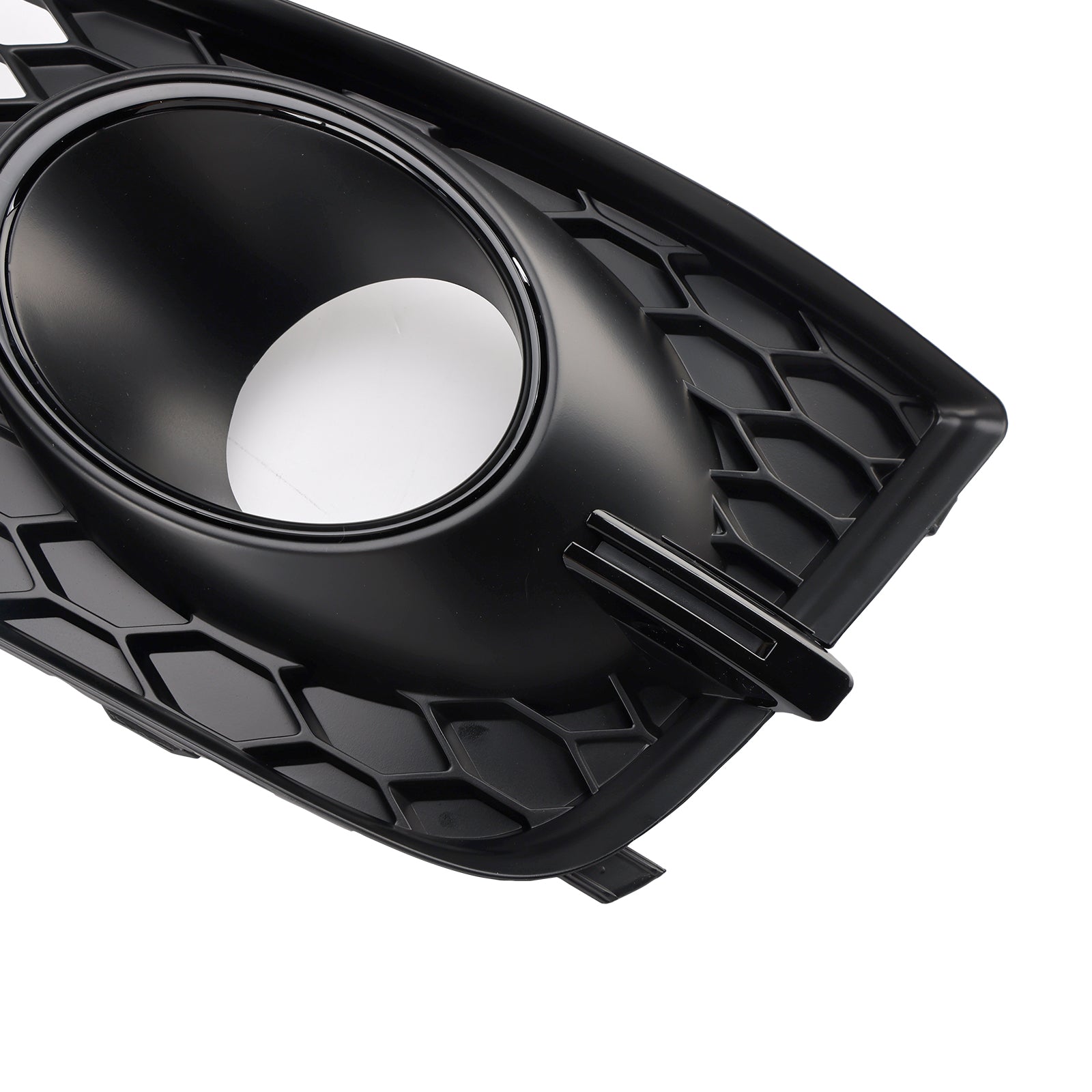 2015-2017 Audi A8 S8 2PCS Black Fog Fog Grill Grille Light Cover