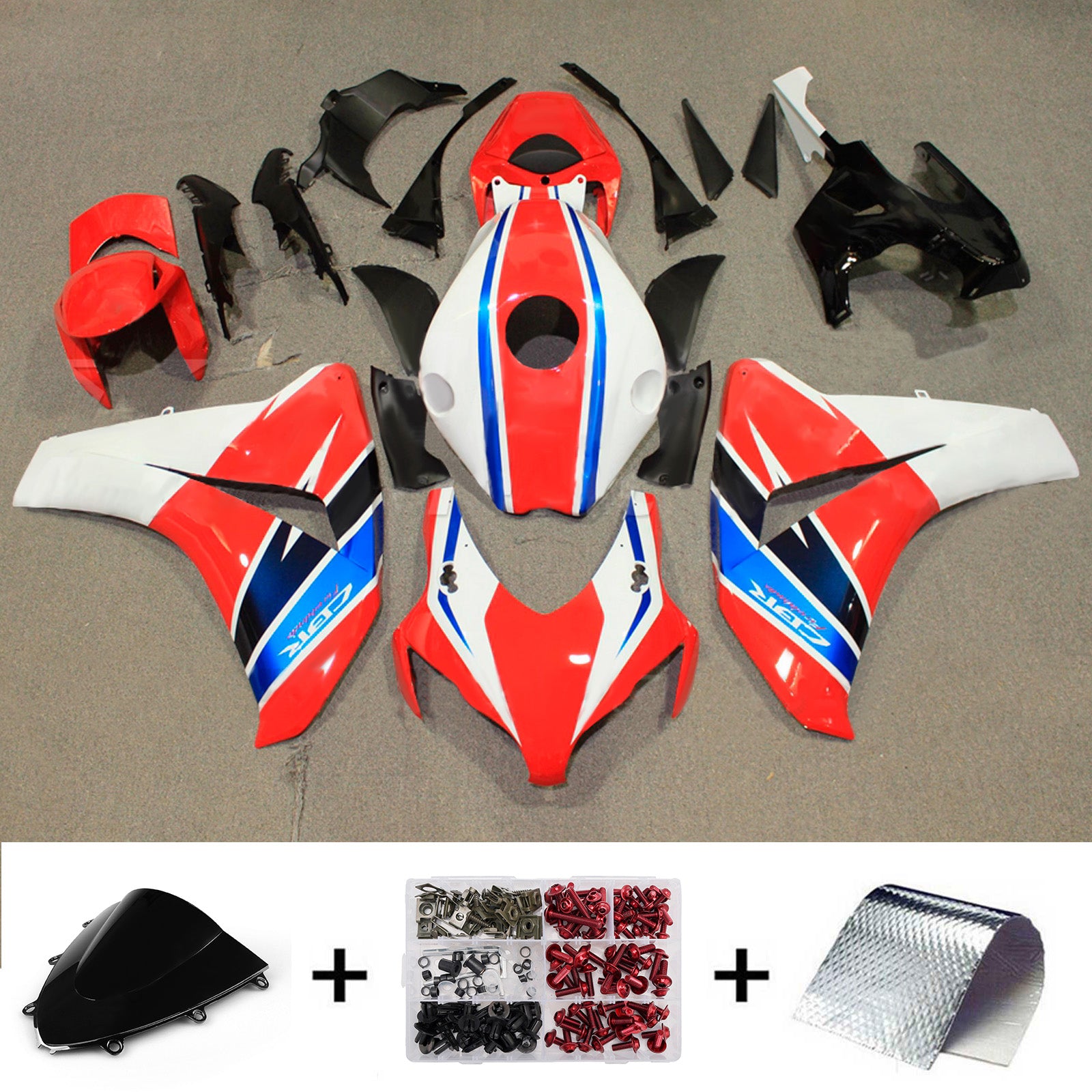 Injection Fairing Kit Bodywork Plastic ABS For Honda CBR1000RR 2008-2011