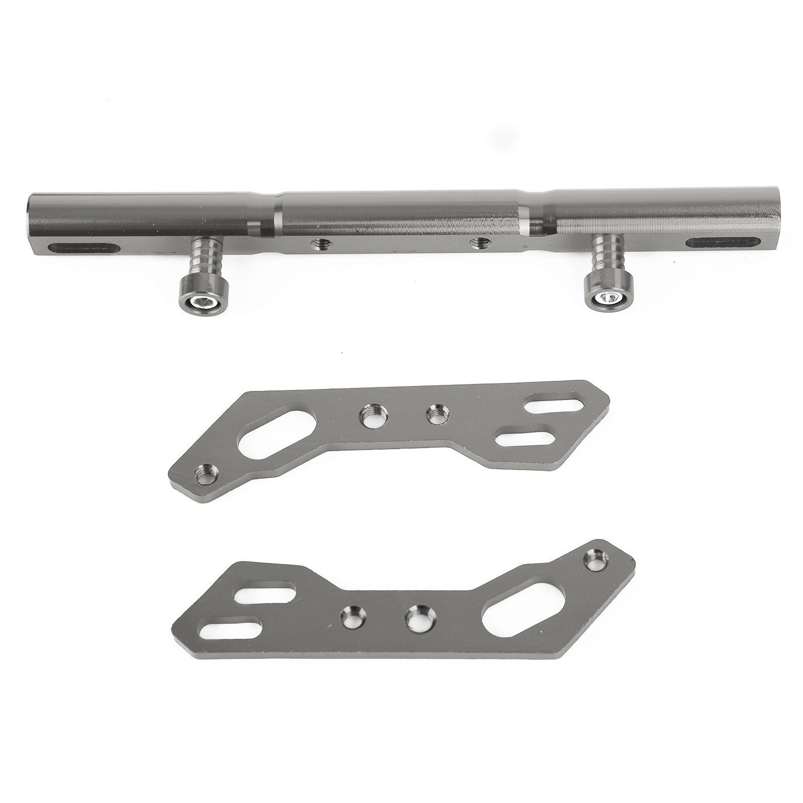 Barra de mango cruzado de equilibrio ajustable Cnc, palanca de aluminio, ajustes plateados para Motor