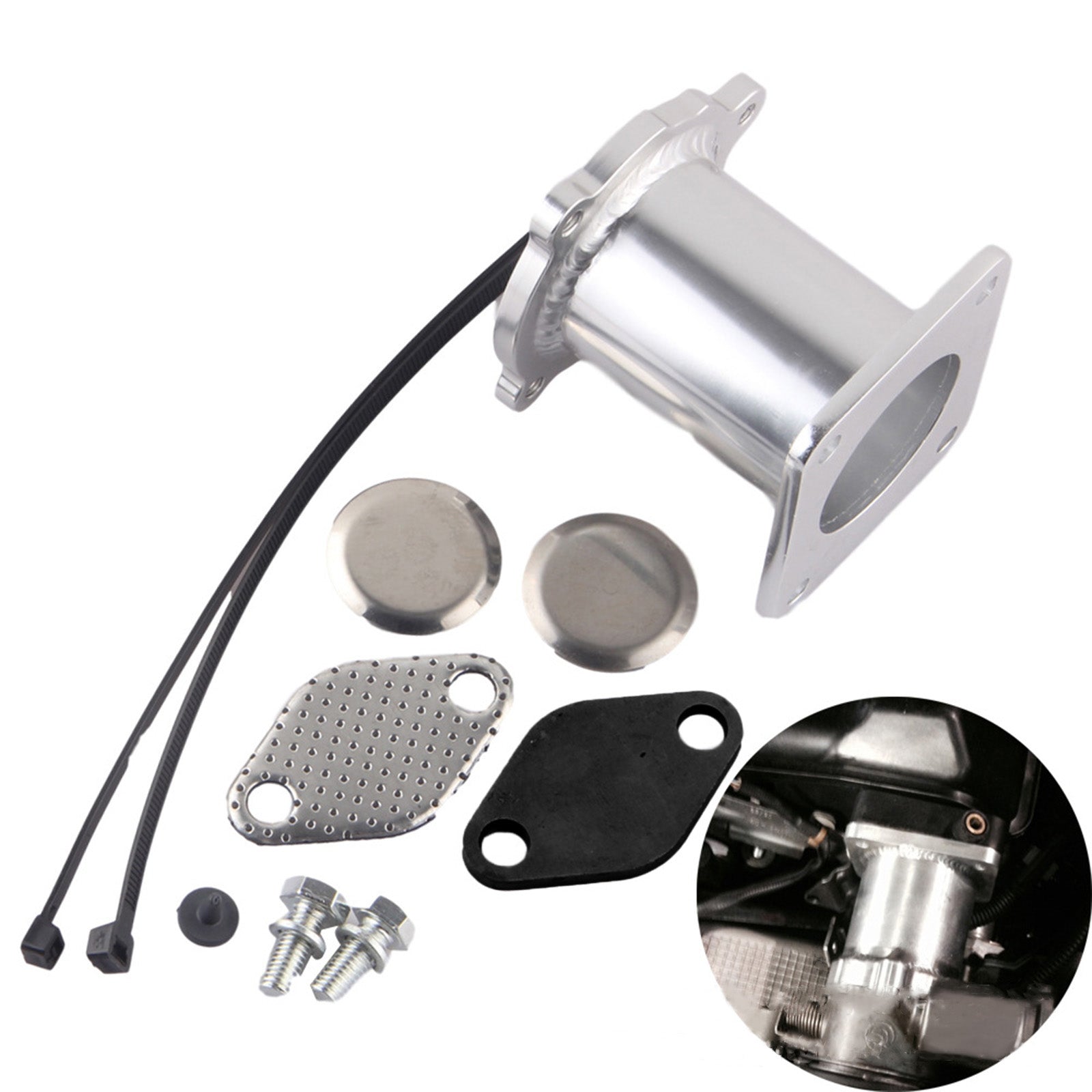 2003-2007 BMW 1 Series E87 118d 5 Dvere Egr Odstrániť Blanking Plant M47N2 M57N2