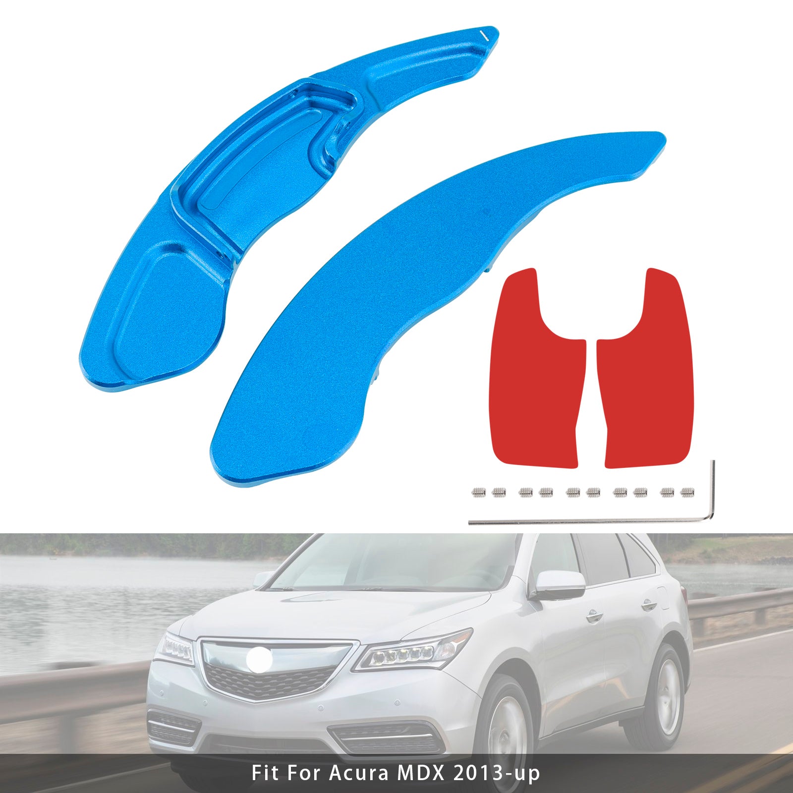 Extension de paletteur de volant pour Acura MDX RDX TLX Aluminium