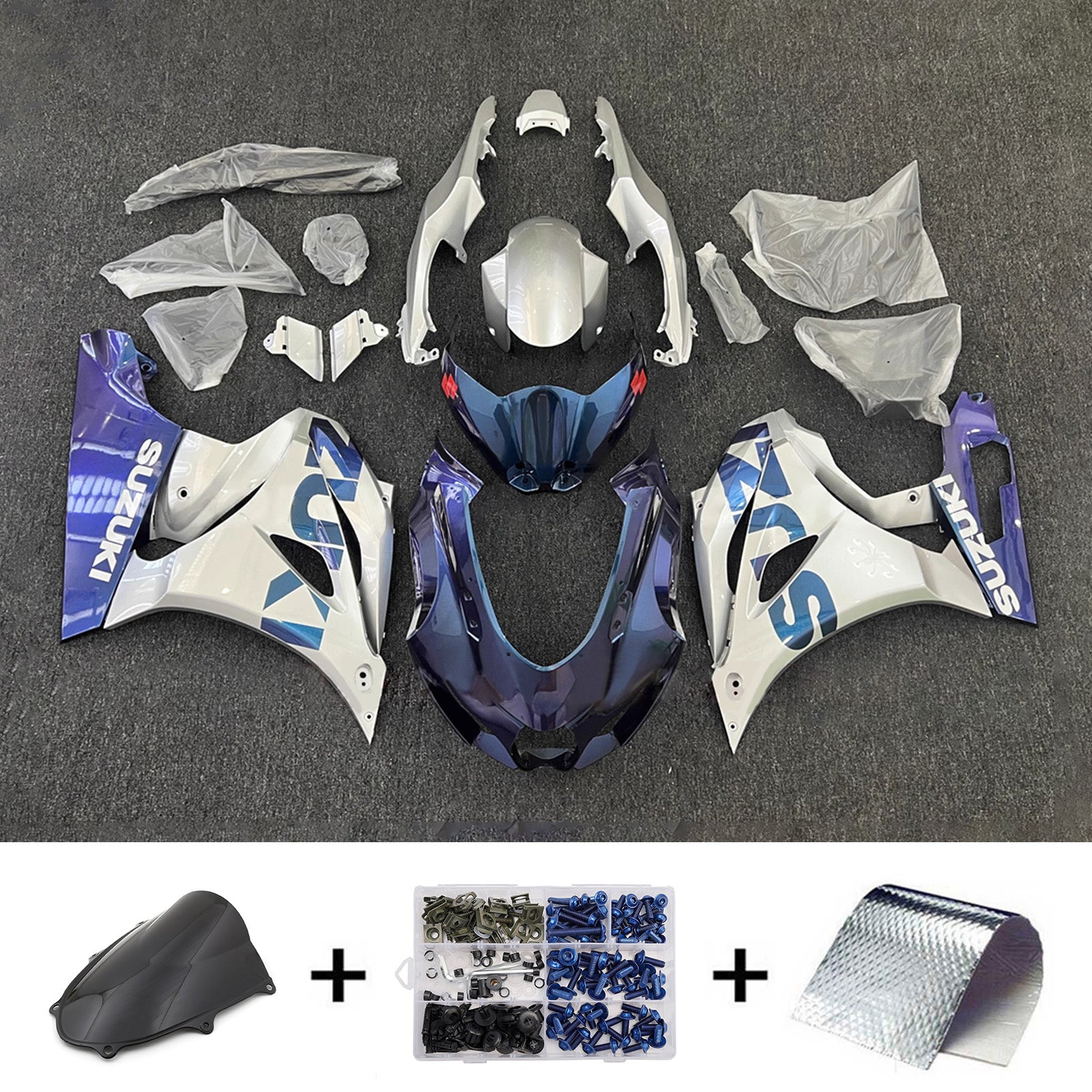 Injection Fairing Kit Bodywork Plastic ABS For Suzuki GSXR1000 2017-2025 K17