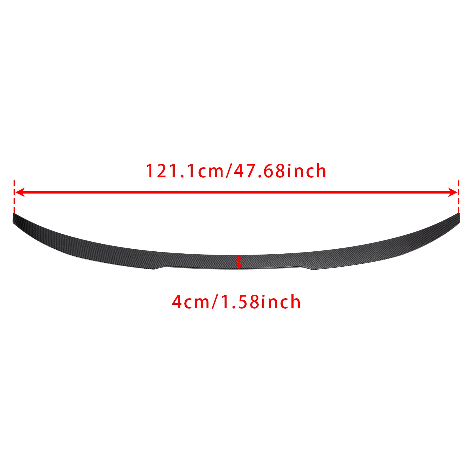 Carbon Fiber Look Rear Spoiler For BMW 4 Series G22 G82 Coupe 2020+ M4 Style