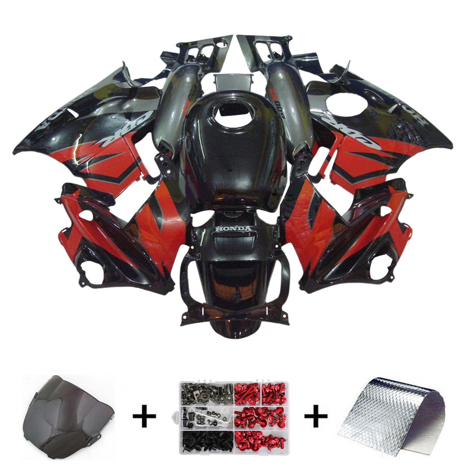 1995-1996 Honda CBR600 F3 Kit de carenado de inyección Carrocería Plástico ABS
