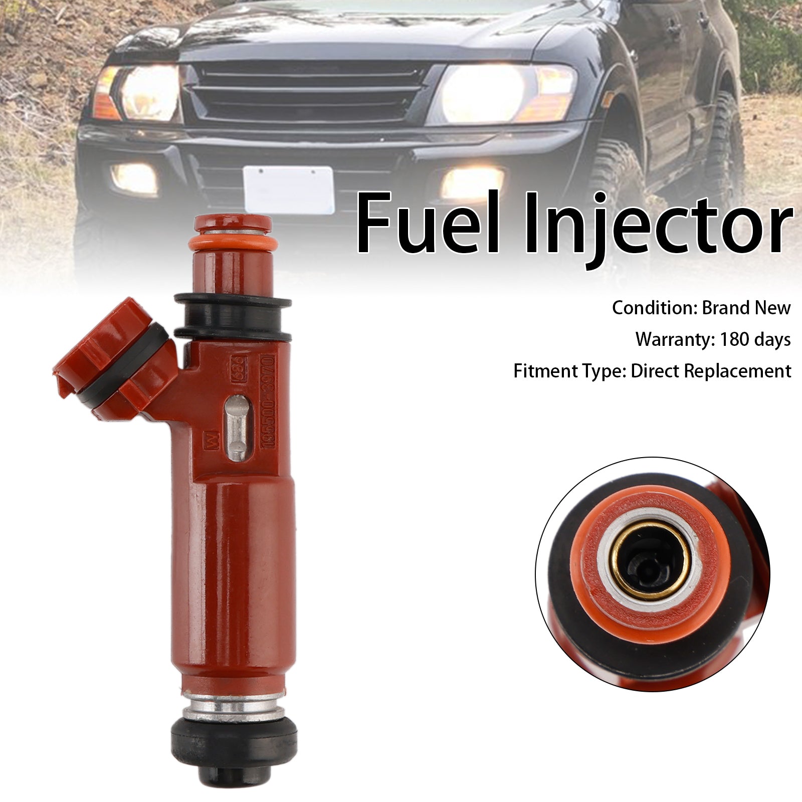 2001-2002 Mitsubishi Montero 3.5L 1PCS Fuel Injector MD357267 195500-3970