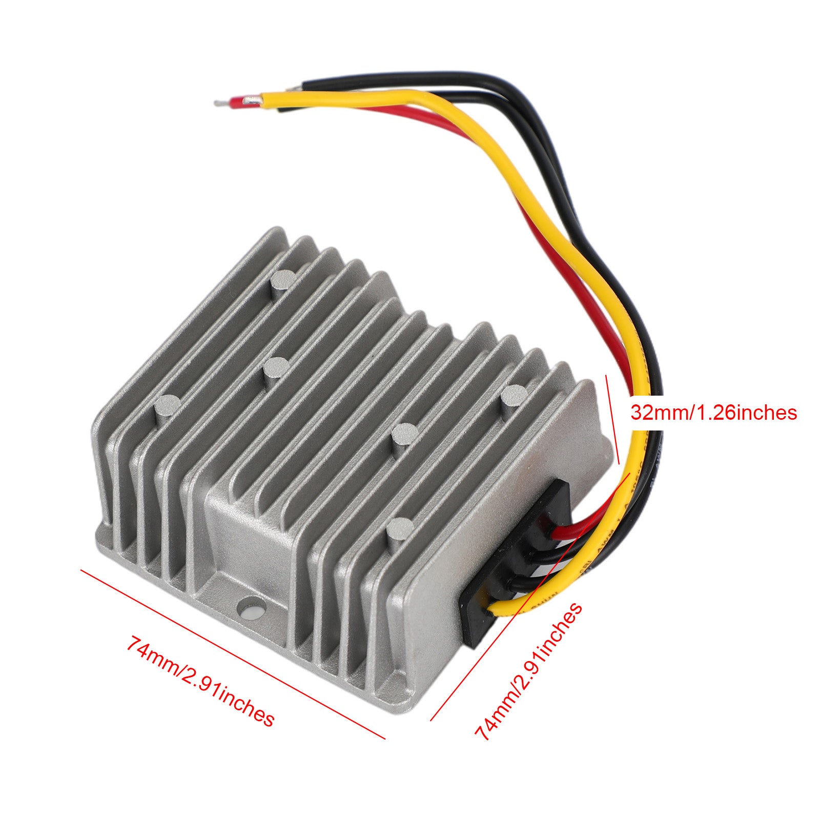 Bilstrømforsyningsmoduladapter DC-DC Converter 60V trinn ned til 24V 5A 120W