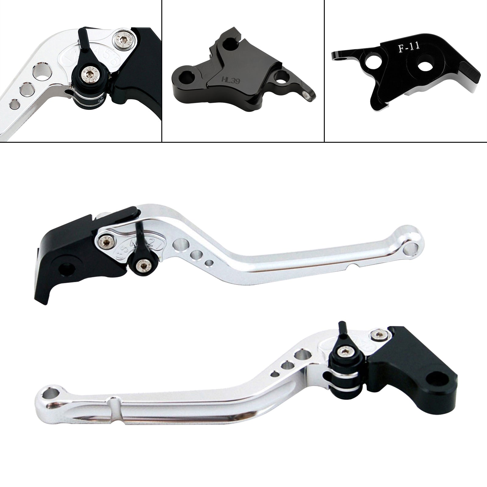 Palanca de freno de embrague larga apta para CFMOTO 700CL-X Sport 2021-2022