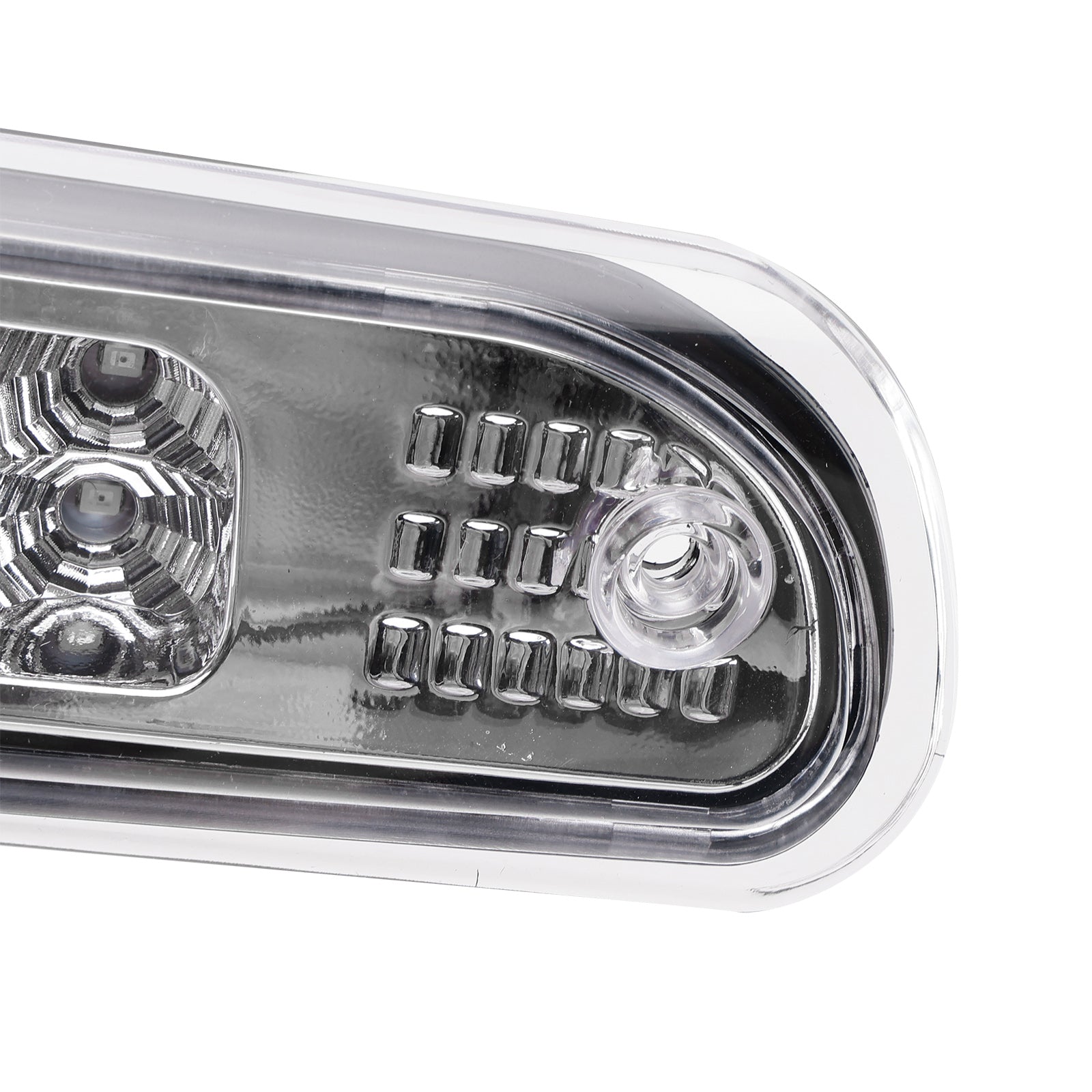 Tercera luz de freno LED, lámpara de parada 55155140 para Jeep Grand Cherokee 1999-2004, blanca