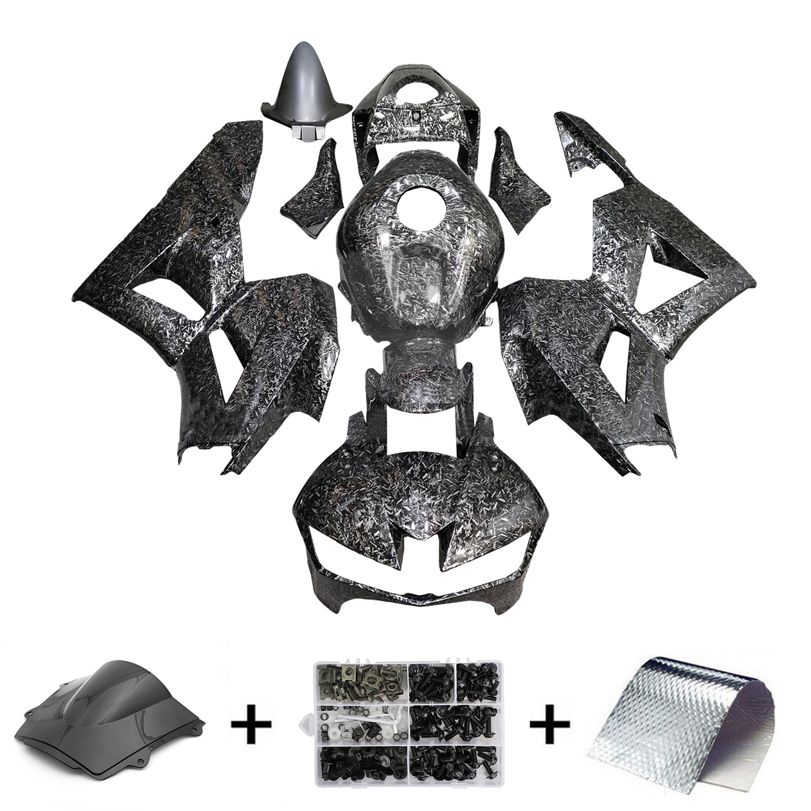 Injektionssats Kit Bodywork Plastic ABS för Honda CBR600RR 2013-2023 F5