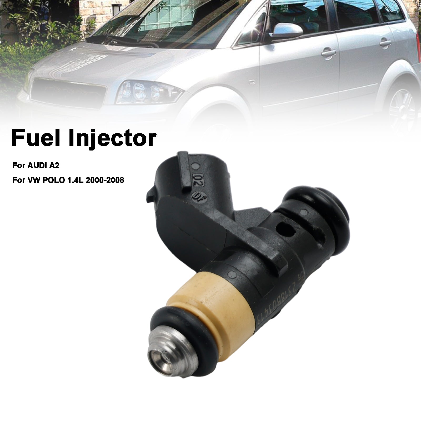 2000-2008 VW Polo 1,4L 1pcs Injektor paliva 036906031M