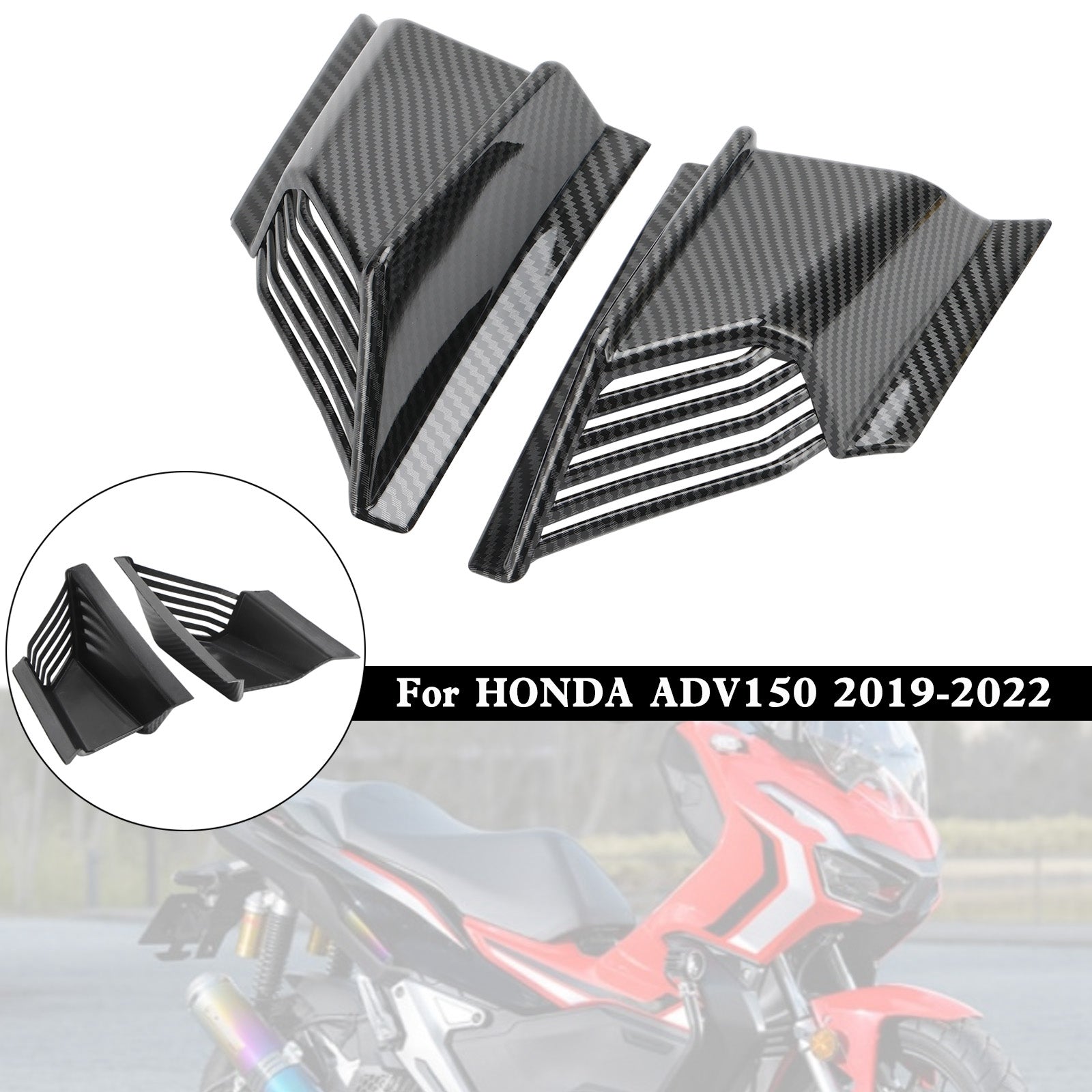Spojler deflektorového krídla na strane tela krídla pre Honda ADV-150 2019-2022