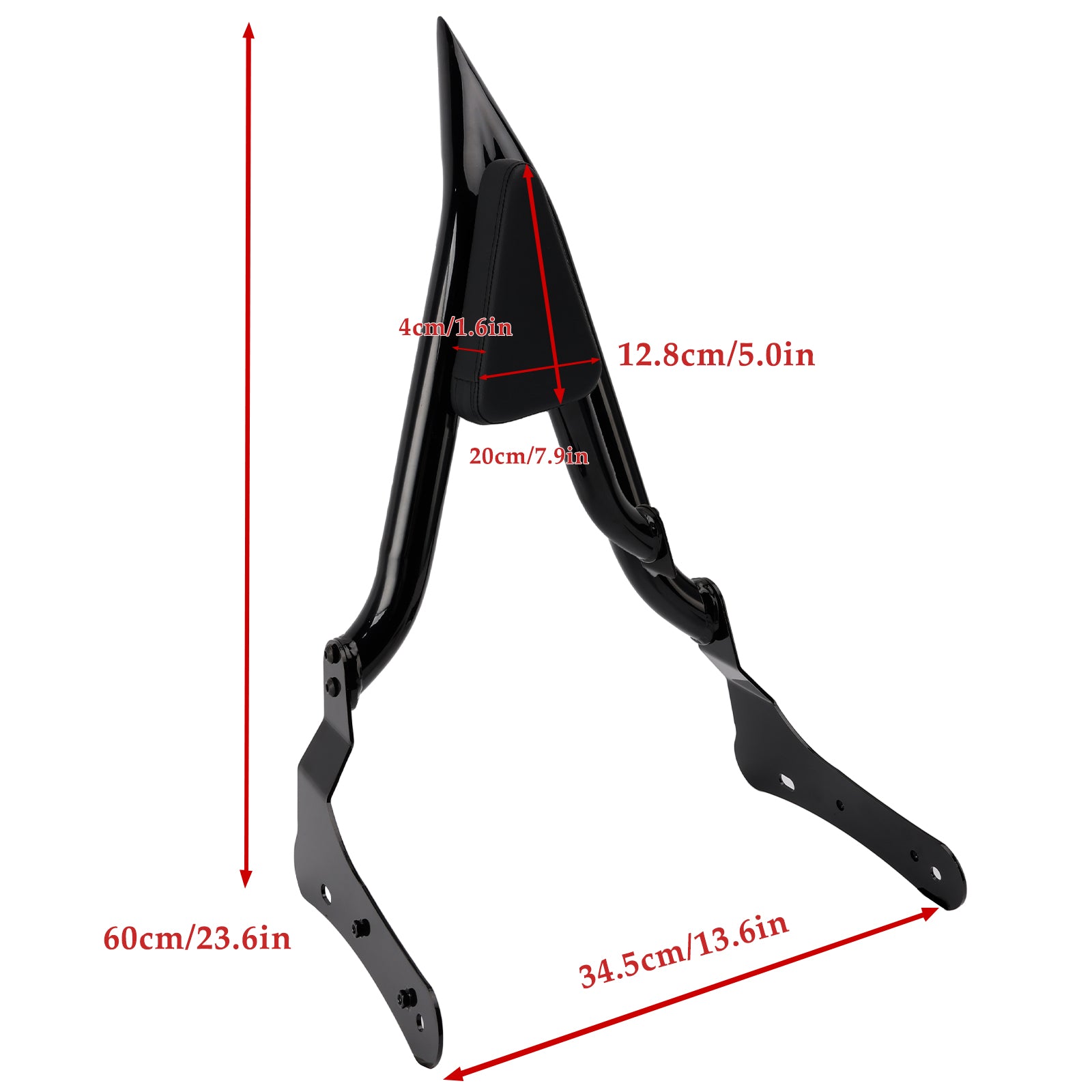 2015-2024 Kawasaki VN650 Vulcan S 650 Passageiro Sissy Bar Backrest
