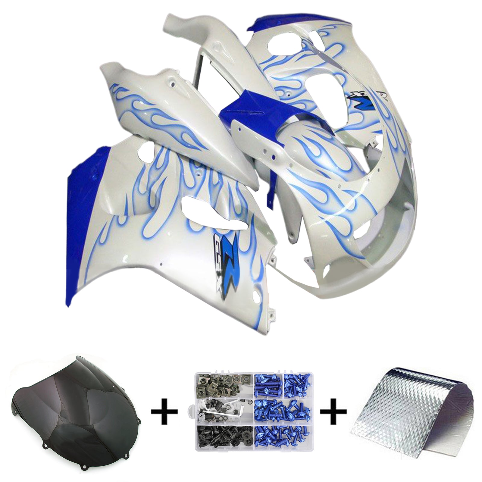 1996-2000 Suzuki GSXR600 1996-1999 GSXR750 Injectiekuipset carrosserie