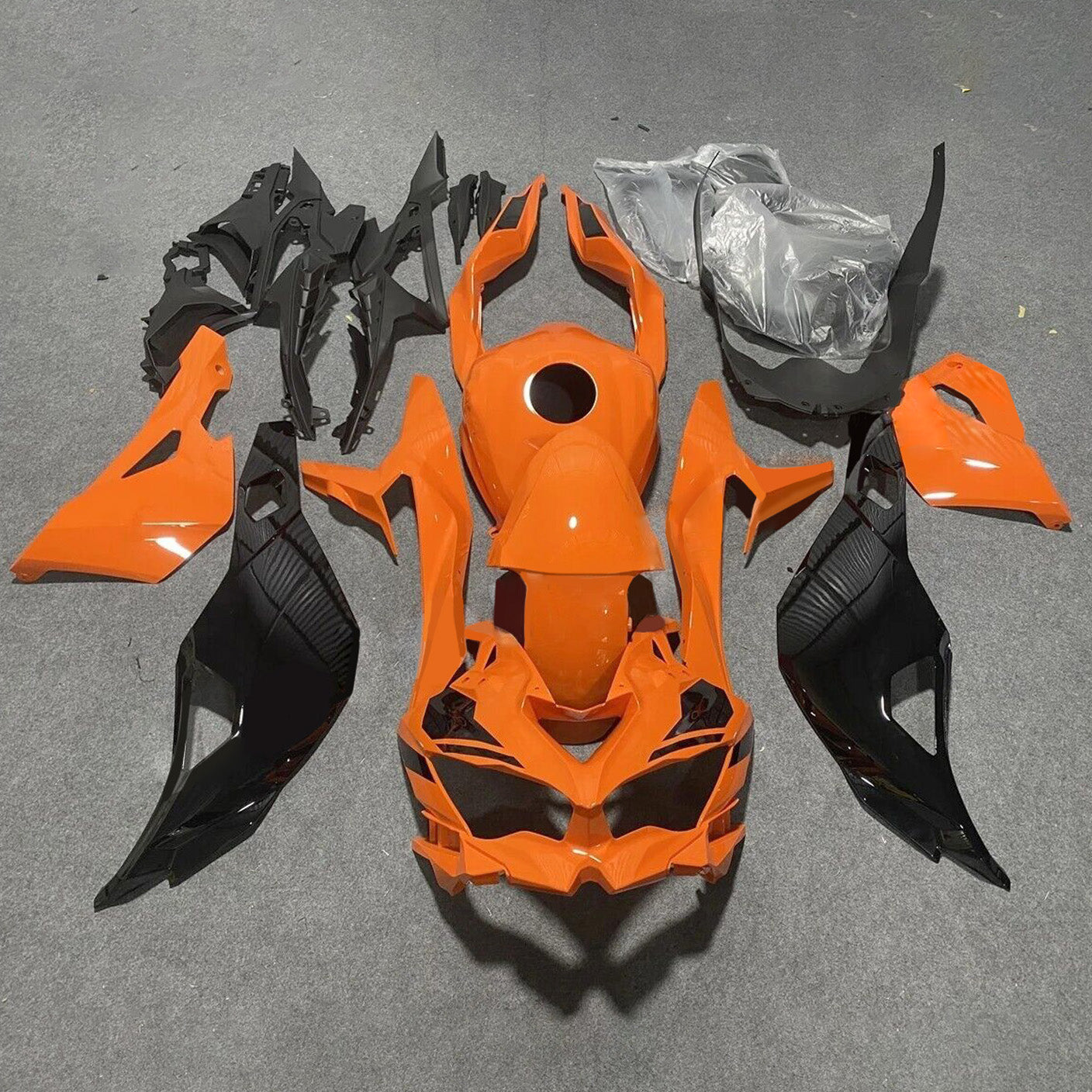 2019-2025 Kawasaki Ninja ZX-25R Amotopart Injection Fairing Kit Bodywork ABS #104