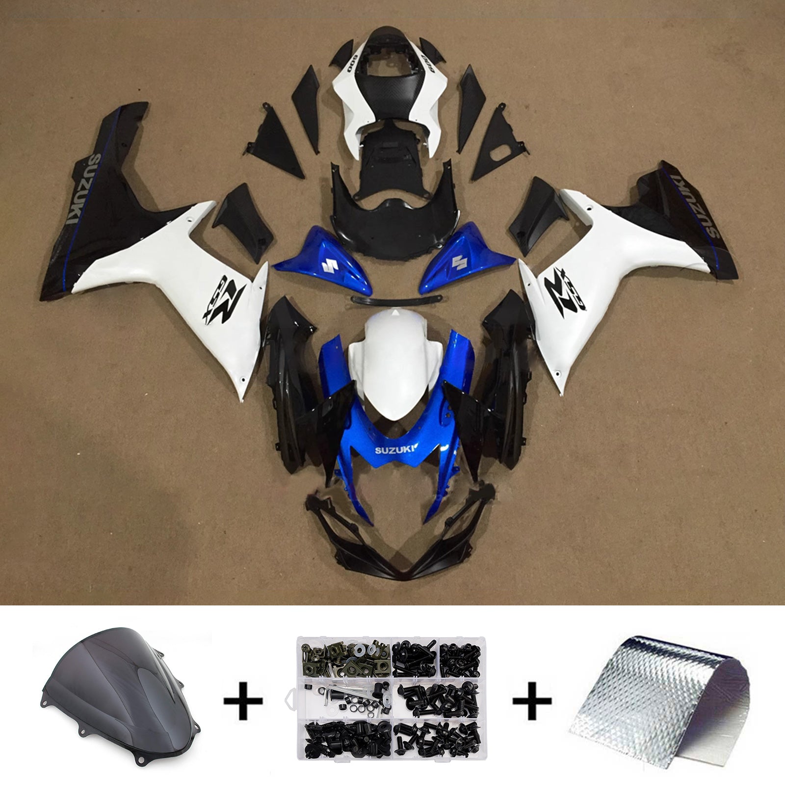 Injection Fairing Kit Bodywork Plastic ABS For Suzuki GSXR 600/750 2011-2026 K11