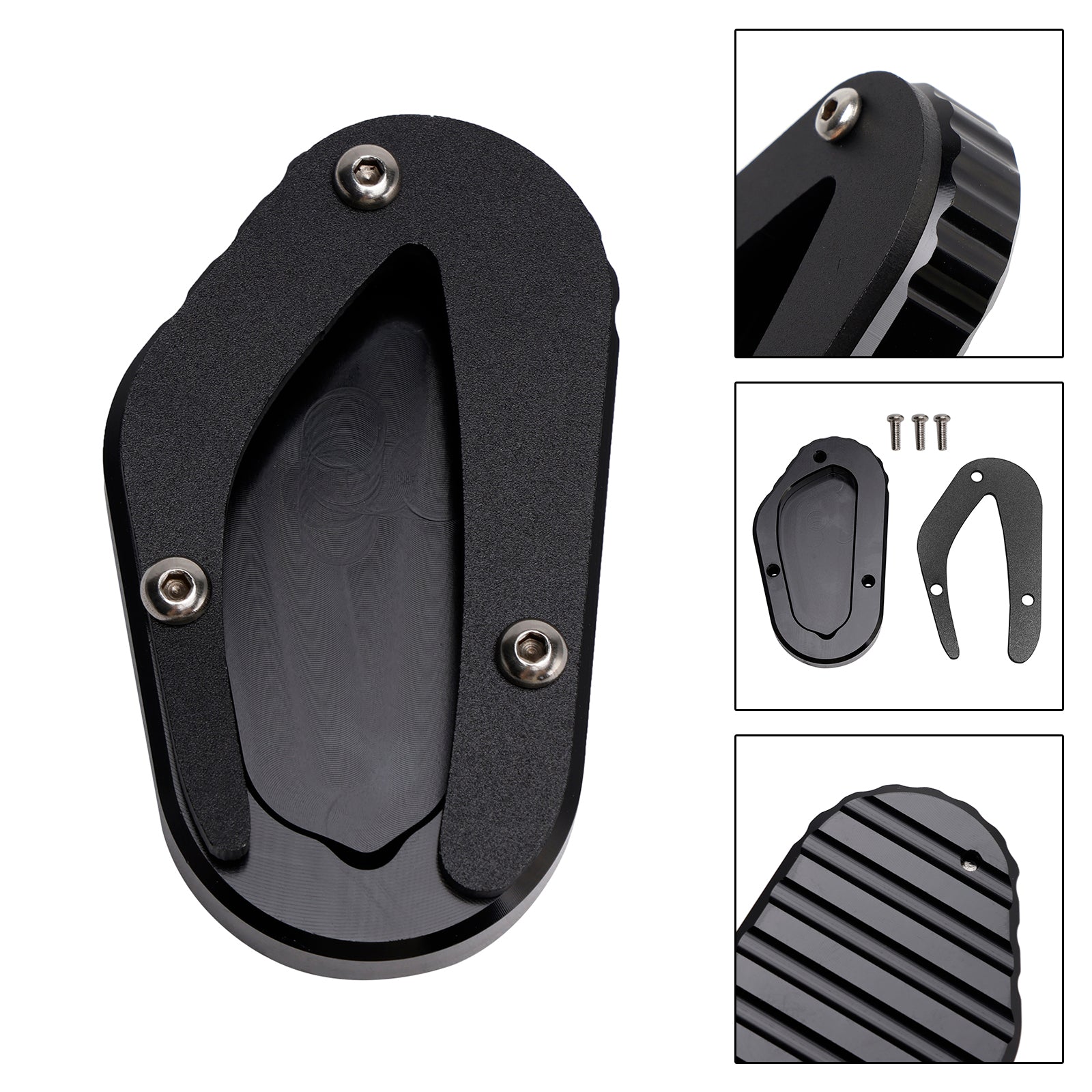 Kickstand Enlarge Plate Pad fit for Bonneville T100 Street Scrambler 900 2018-2023