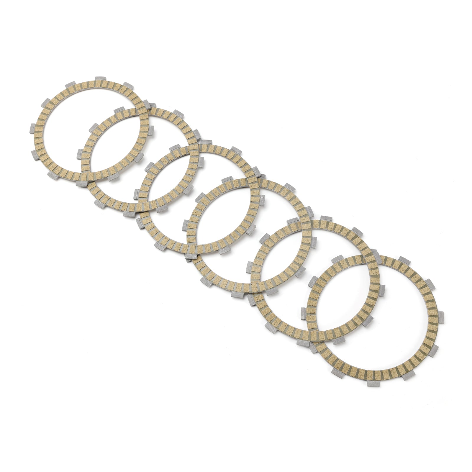 Clutch Friction Plate Kit for Kawasaki KR250 KR-I 1988-1989 KR-IR 1989-1990