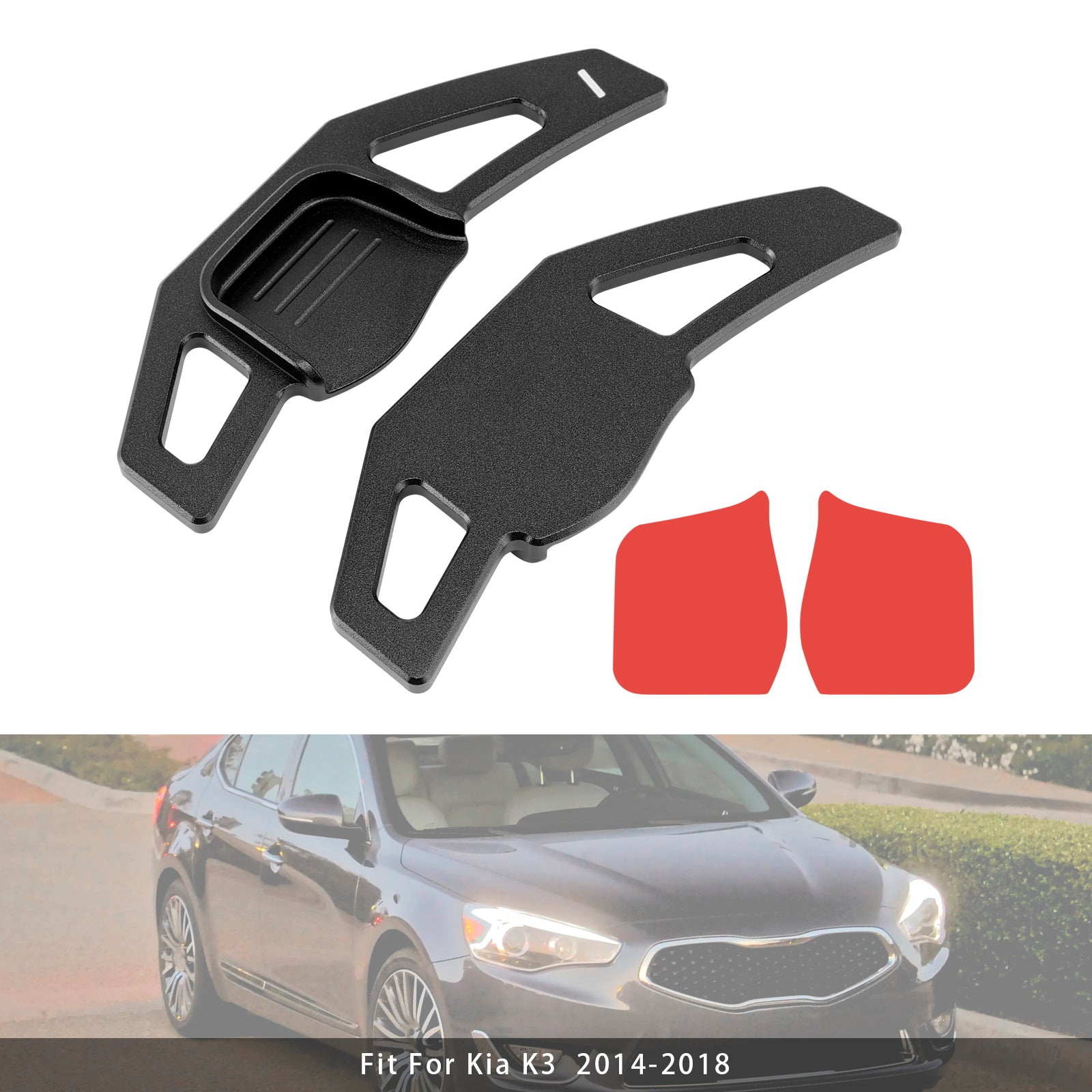Extension de levier de vitesse au volant, pour Kia Forte Cadenza, en aluminium