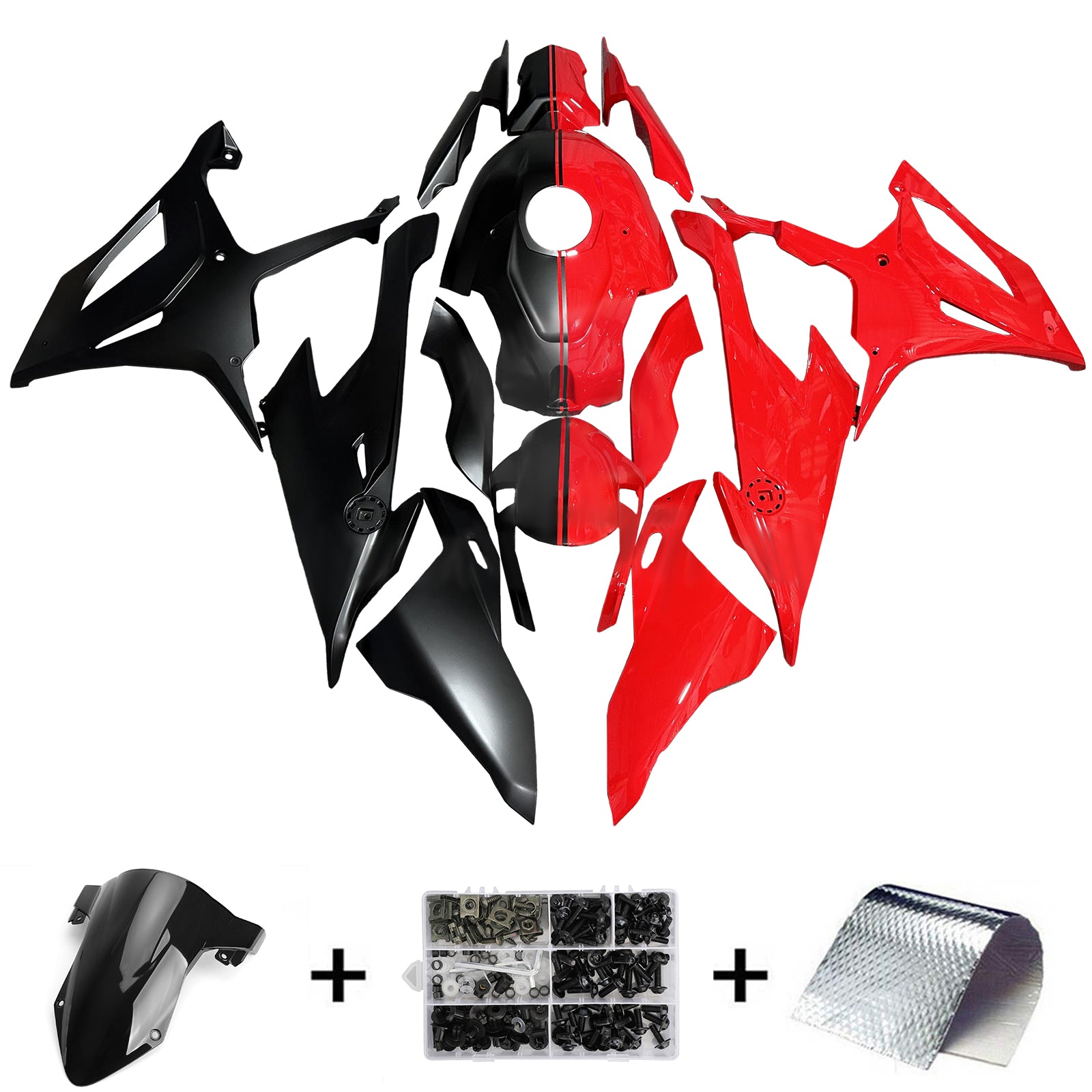 2019-2022 BMW M1000RR S1000RR INJECTION KIT FAIRING KIT BODLOW ABS PLASTIQUE