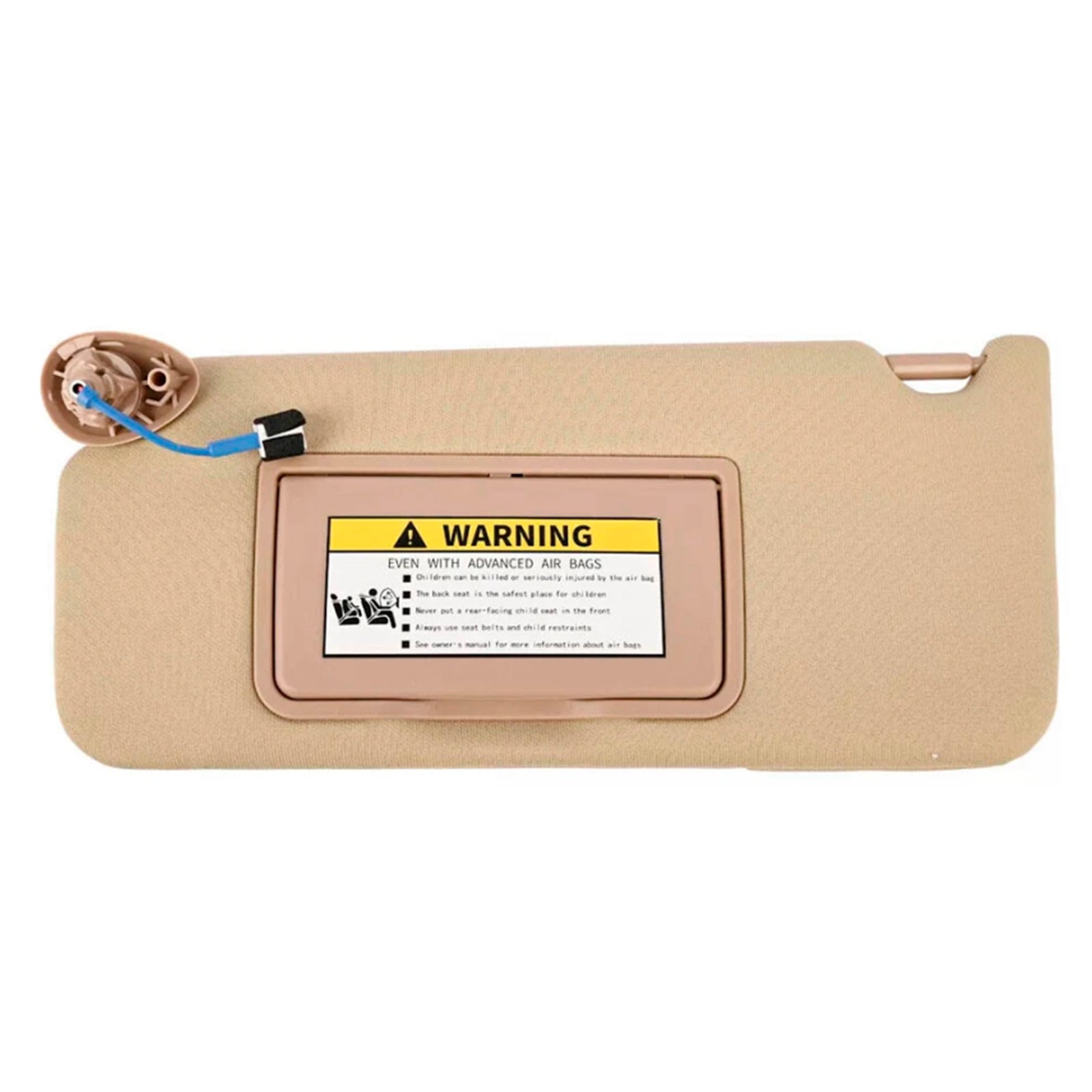 2008-2017 Honda Accord Beige Visor Soleil côté conducteur gauche 83280TA5A51ZA