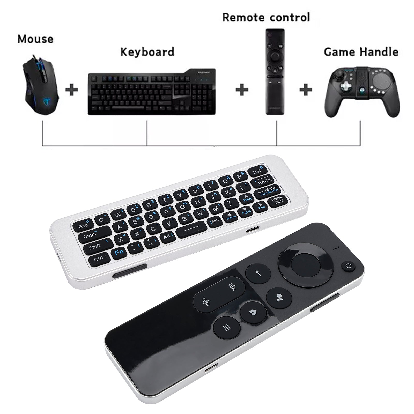 T1 Smart Voice IR aprendizaje Control remoto inalámbrico Mini teclado Control remoto