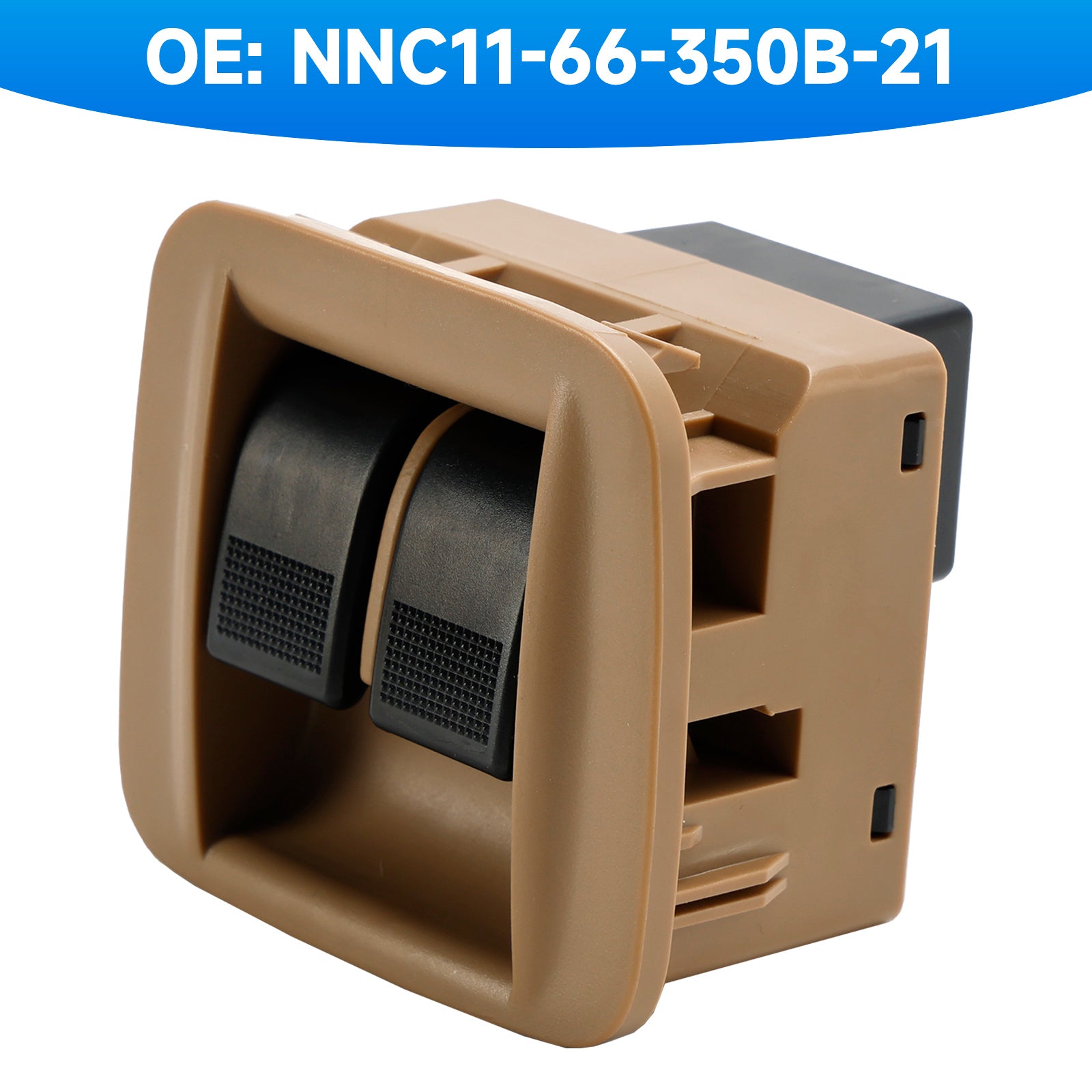 1998-2000 Mazda Miata Consola central Interruptor de elevalunas eléctrico NC11-66-350B-21