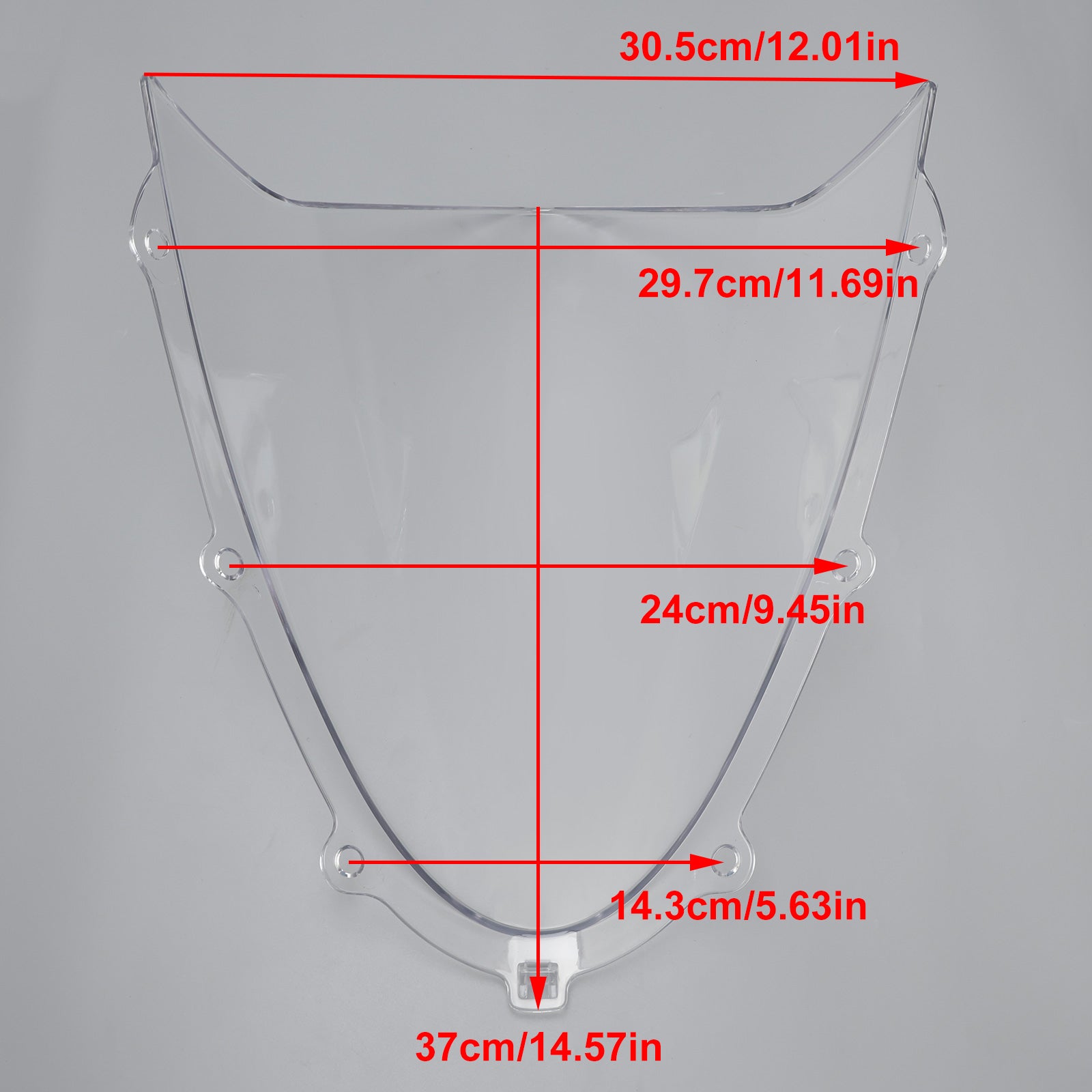 2018-2022 Suzuki GSXR125 GSXR150 Černé sklo čelného skla