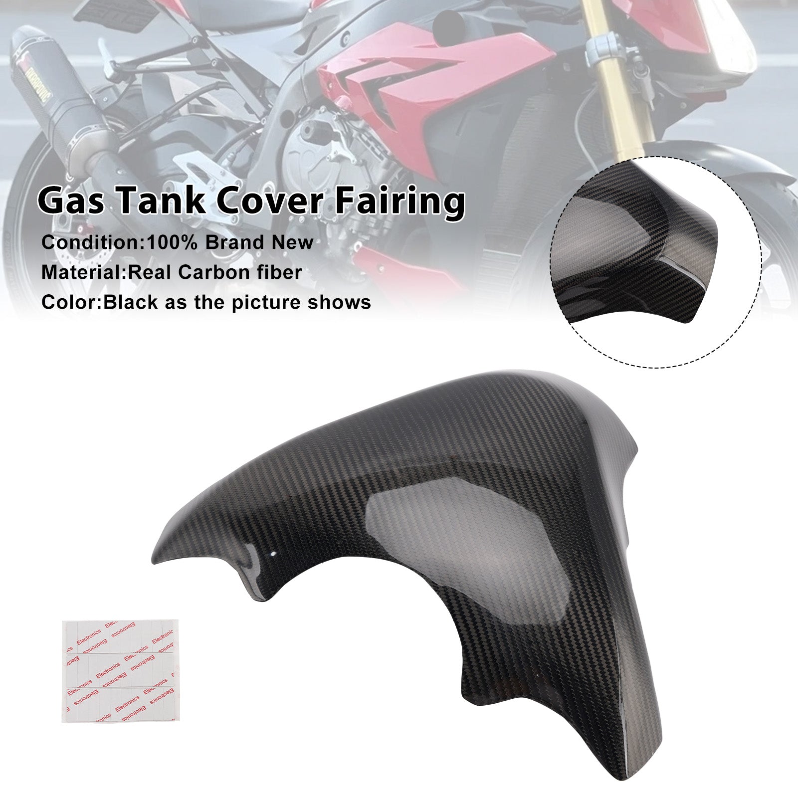 2015-2018 BMW S1000RR 10-18 S1000R Real Carbon Fiber Tank Cover Fairing