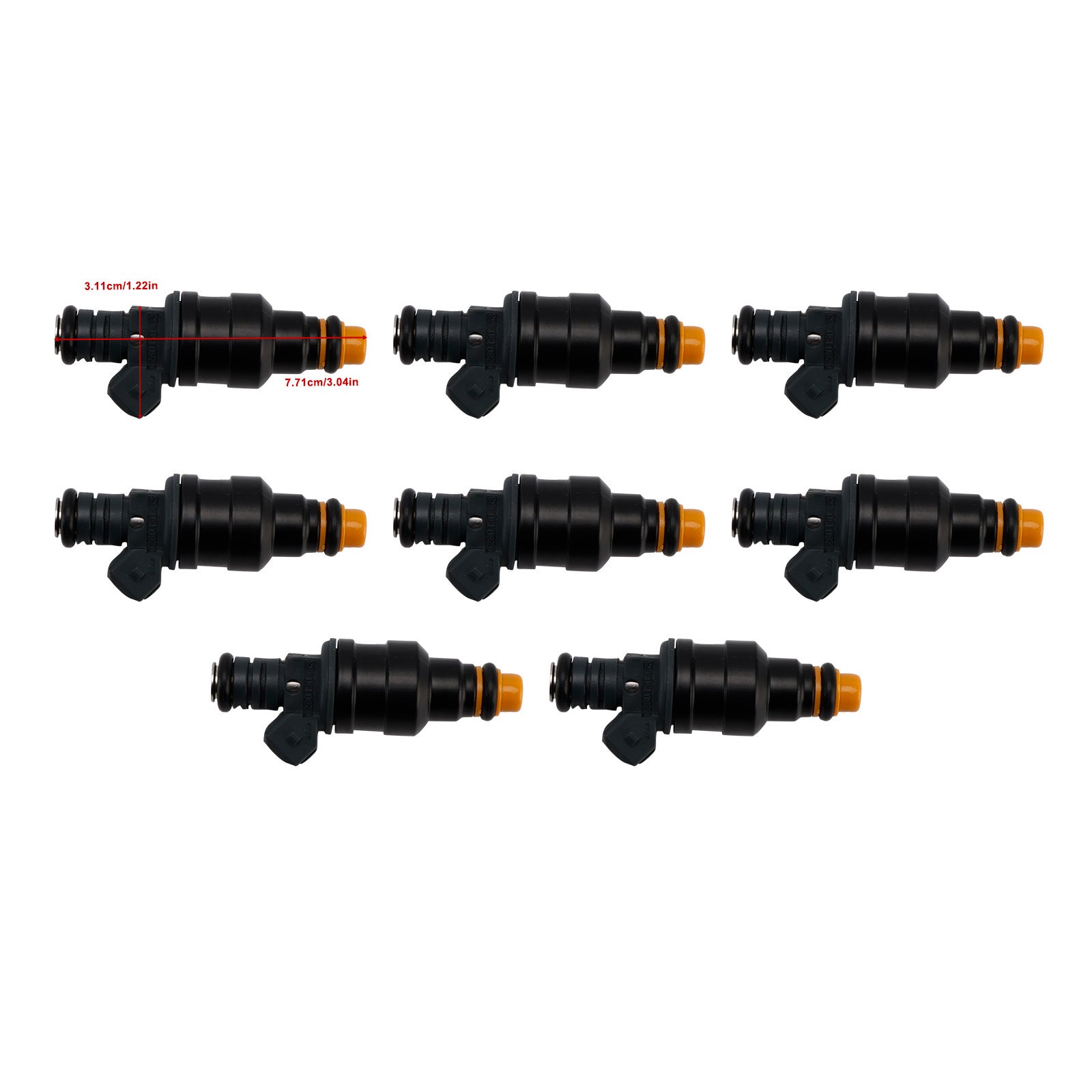 8st Insprutare för Audi A8 V8 S6 S4 Quattro 3.6L 3.7L 4.2L 0280150463