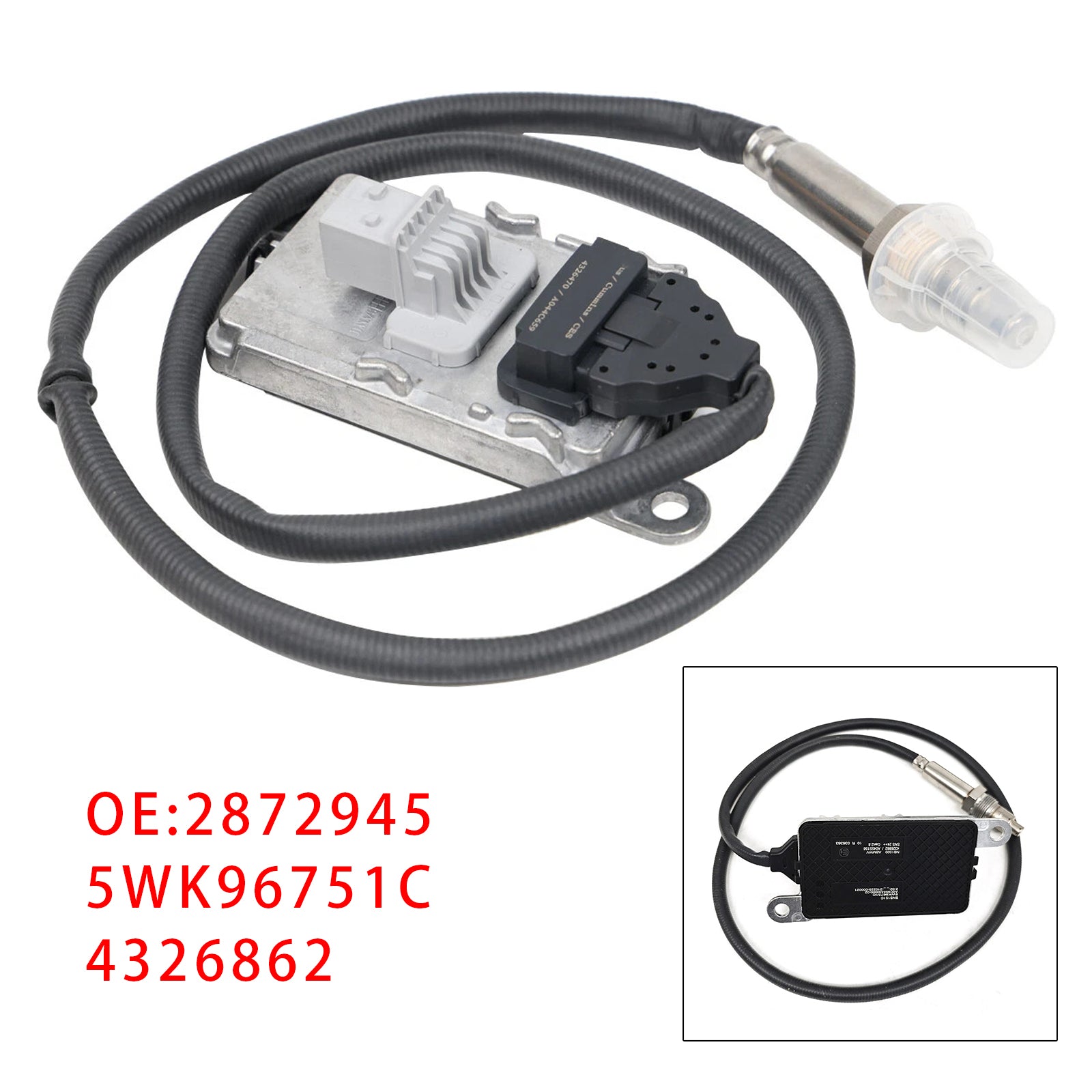 Cummins 24V VAN Truck Nox Stikstofoxide Zuurstofsensor 2872945 5WK96751C 4326862