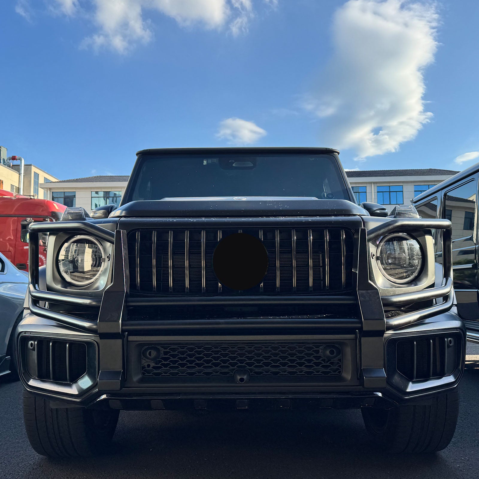 Front Bumper Grille Guard Fit Mercedes Benz G Class W465 G63 B700 2025+