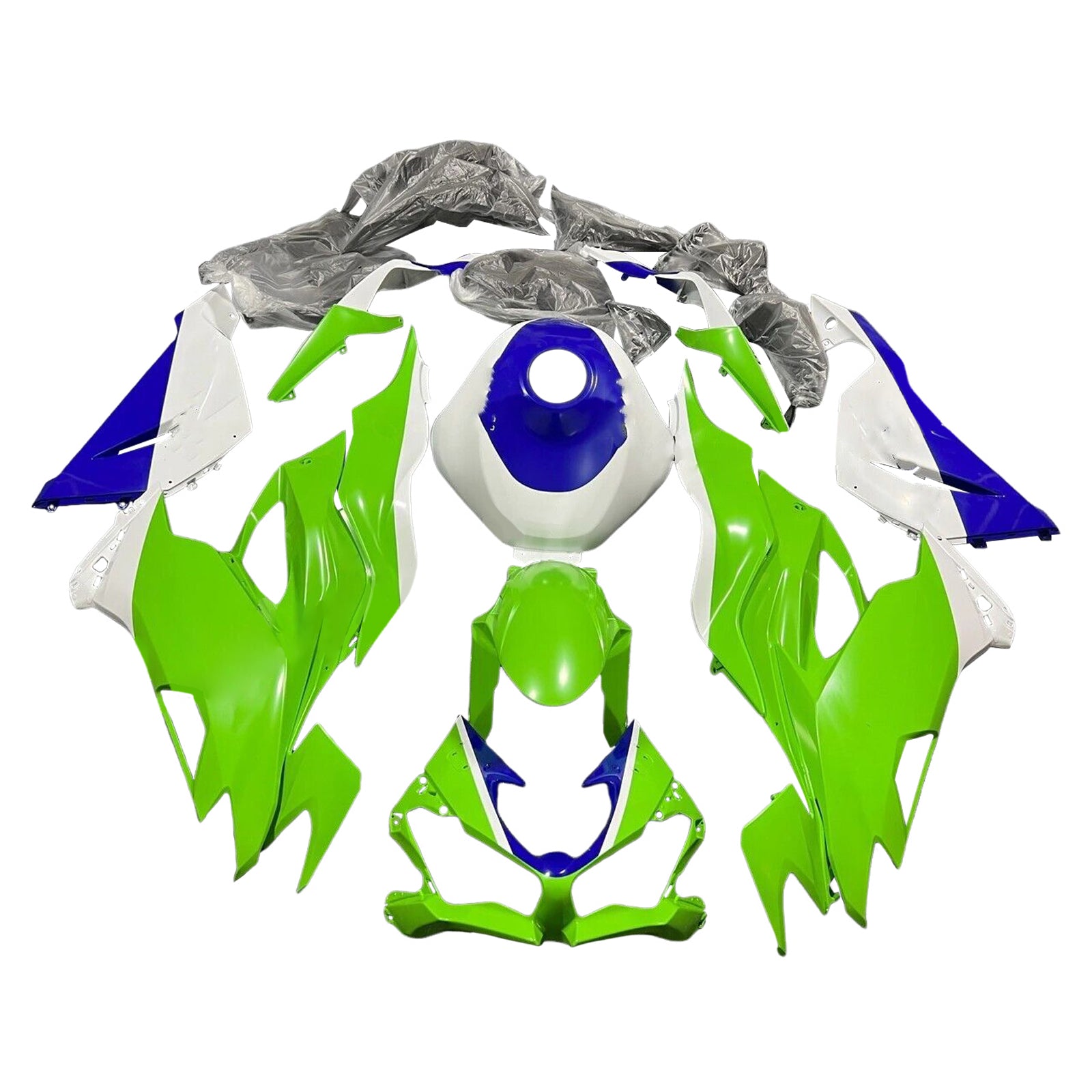 2019-2023 Kawasaki ZX6R Kit de camerage d'injection de camers de carrosserie en plastique