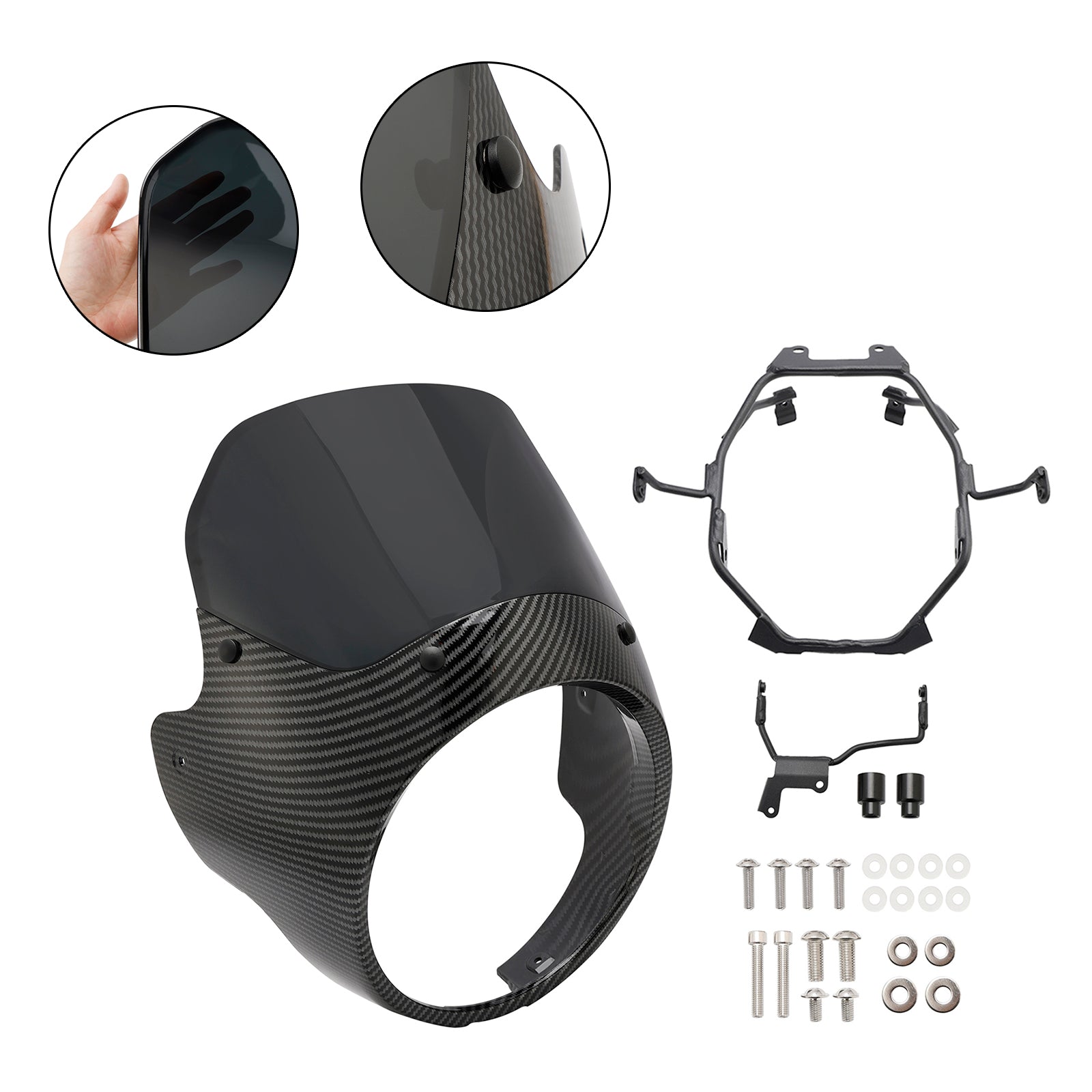 2023-2024 Honda GB350 GB350S vindrutan vindruta strålkastare