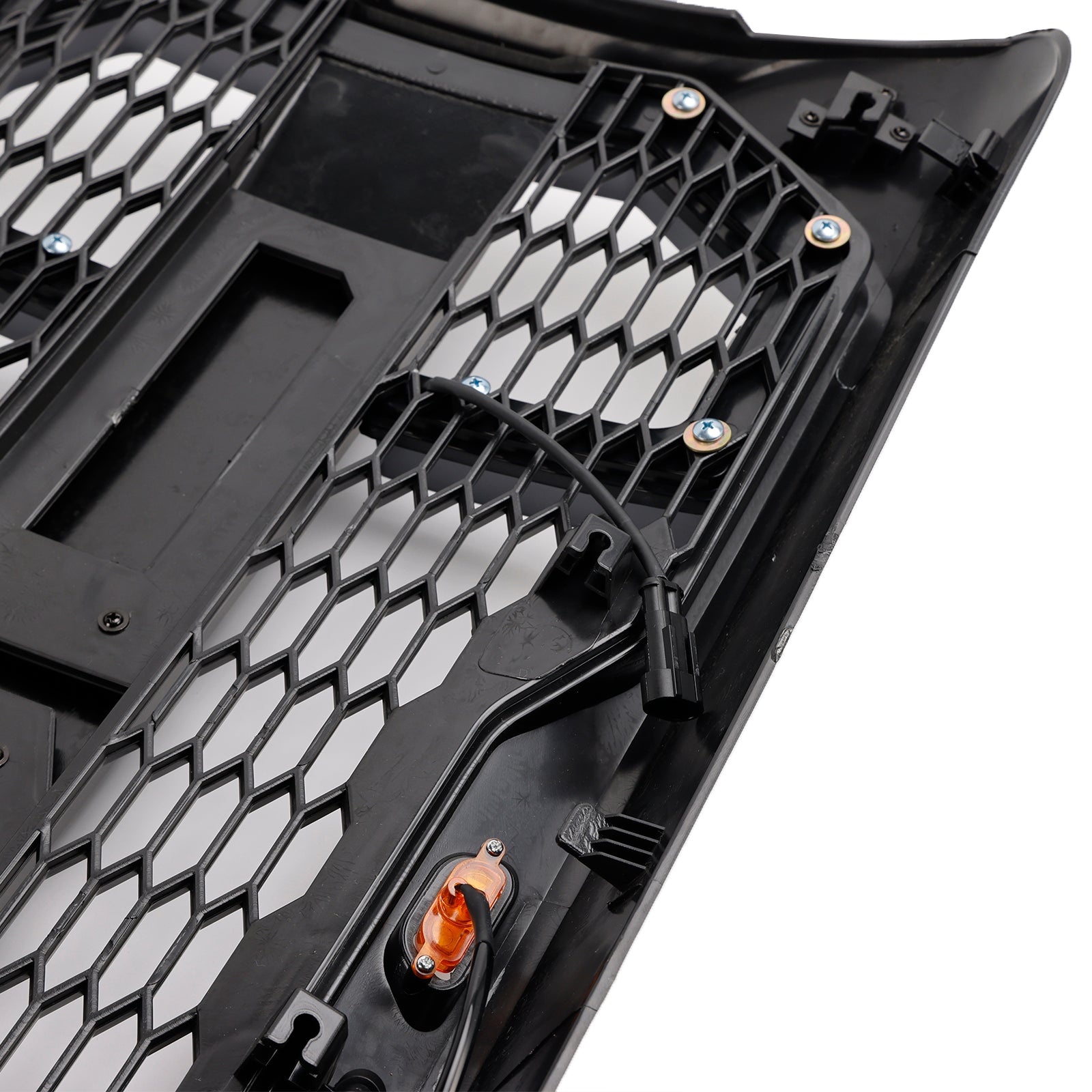 2009-2014 Ford F150 Matte Black Raptor Style Front Bumper Grille Grill W/LED