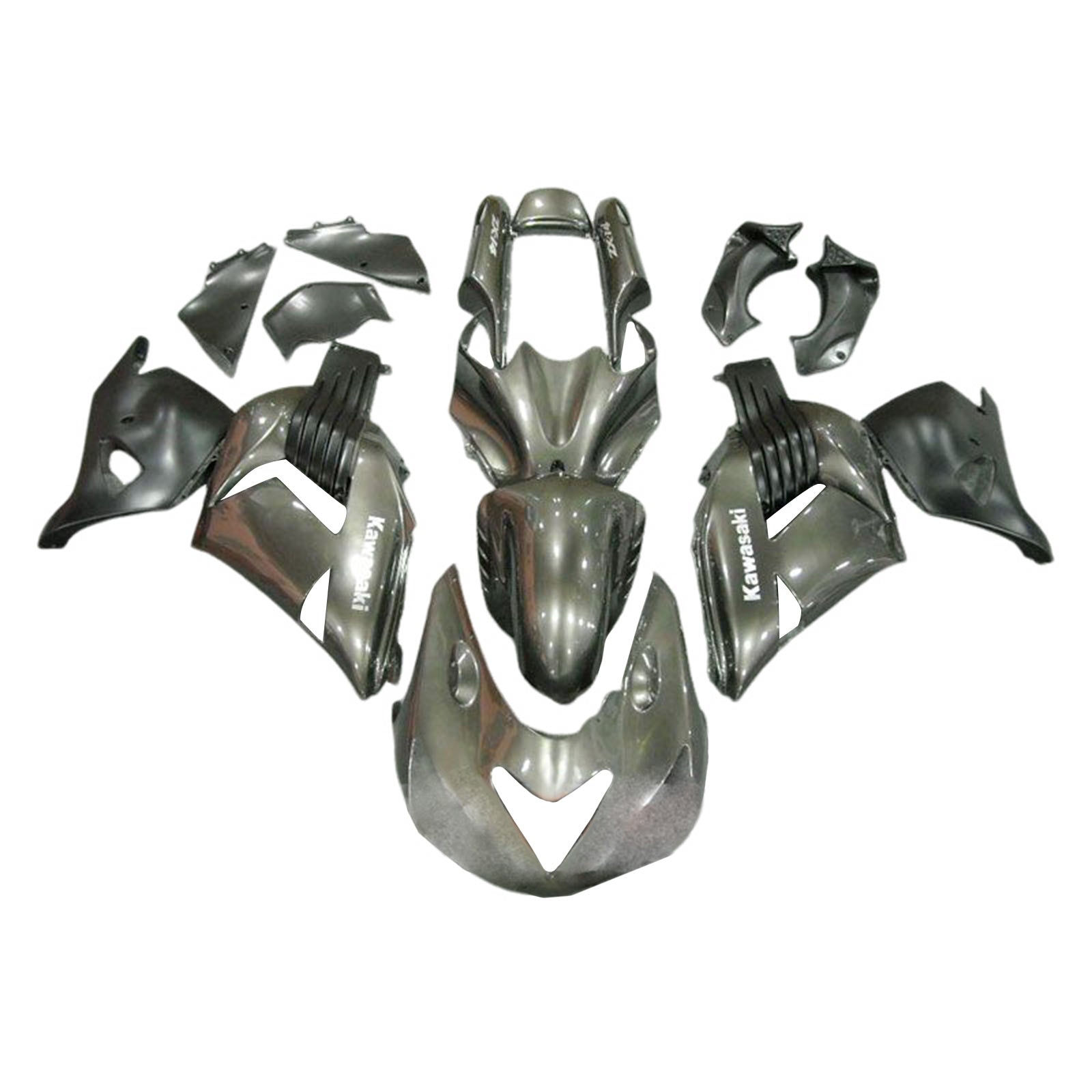 2006-2011 Kawasaki ZX14R ZZR1400 injectiekuipset carrosserie