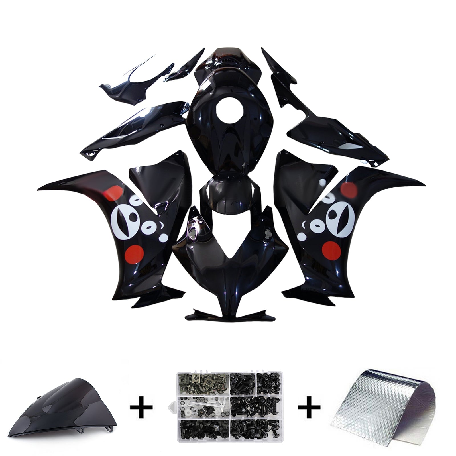 2012-2016 Honda CBR1000RR Kit de carenado de inyección Carrocería Plástico ABS