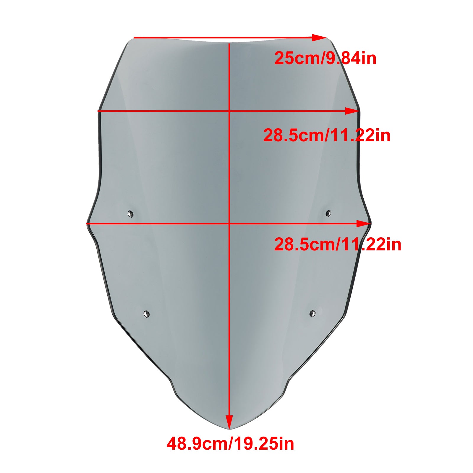 2023- Honda XL750 Transalp ABS motorsykkel frontrute frontrute
