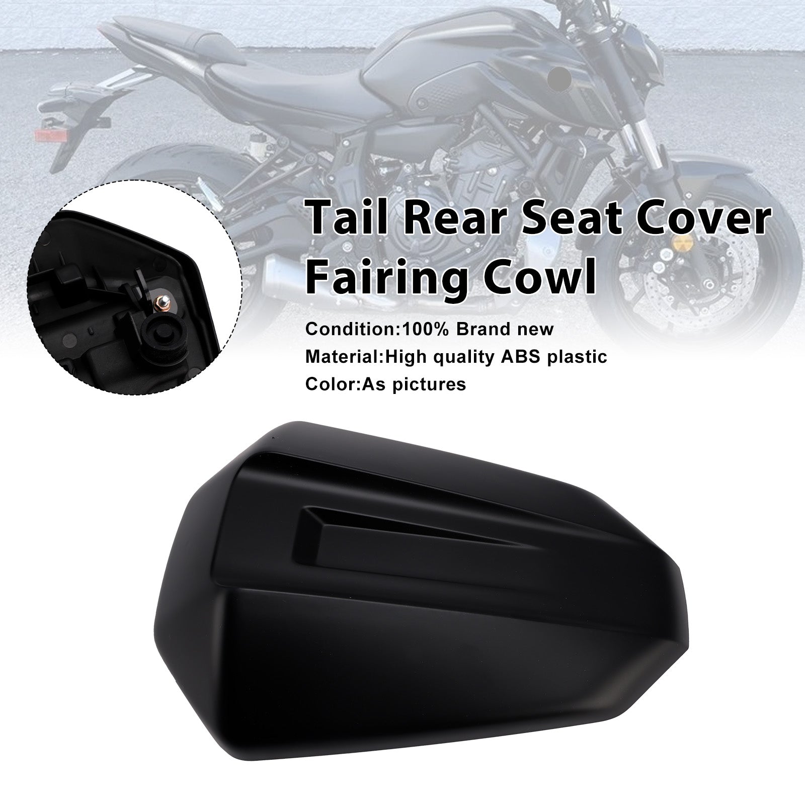 2025-2026 Yamaha MT-07 MT07 Tail Rear Seat Cover Fairing Cowl