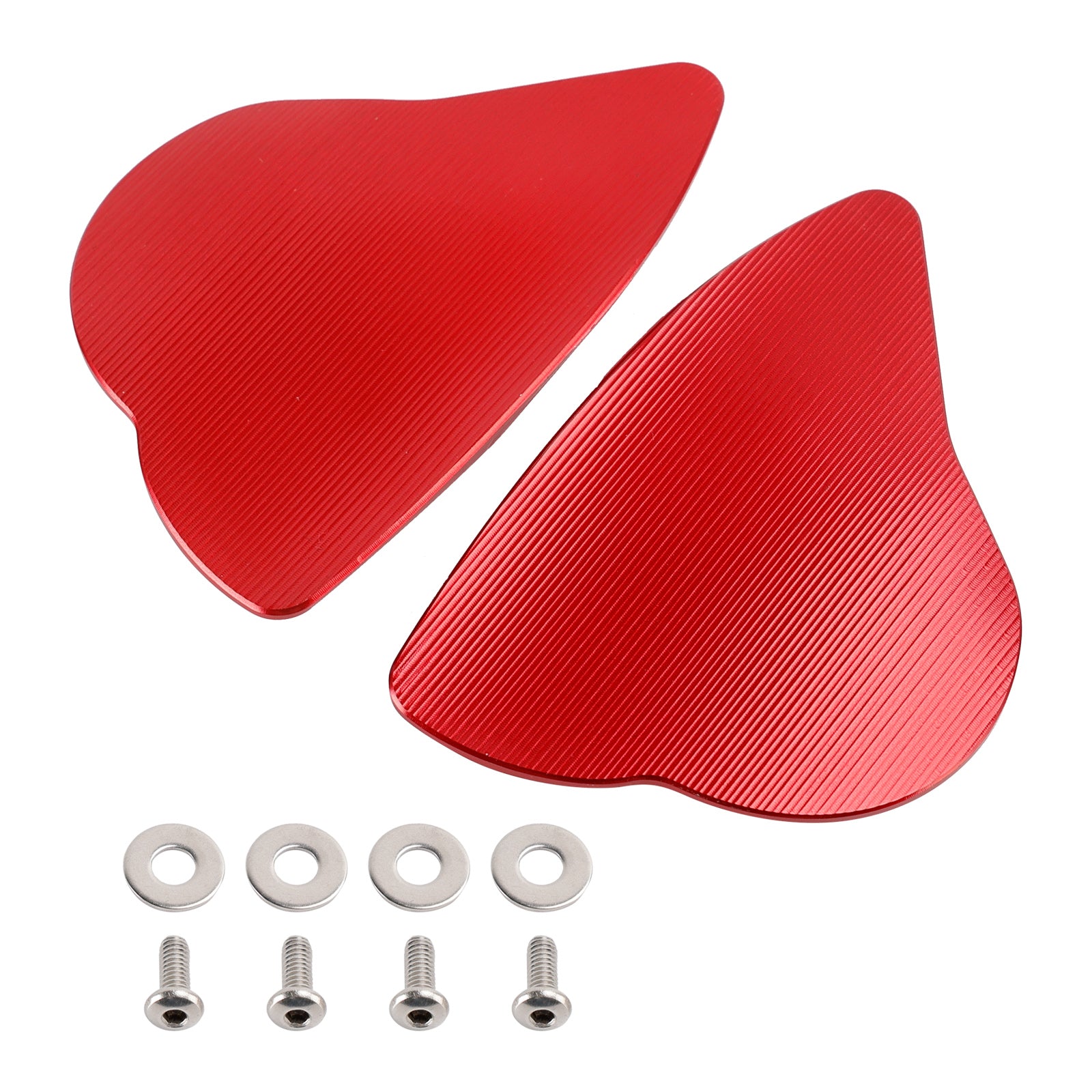 Kit de tapas de orificios para eliminadores de espejos compatibles con placas de bloqueo de espejos Yamaha YZF-R6 (2017-2023)/YZF-R7 (2022).