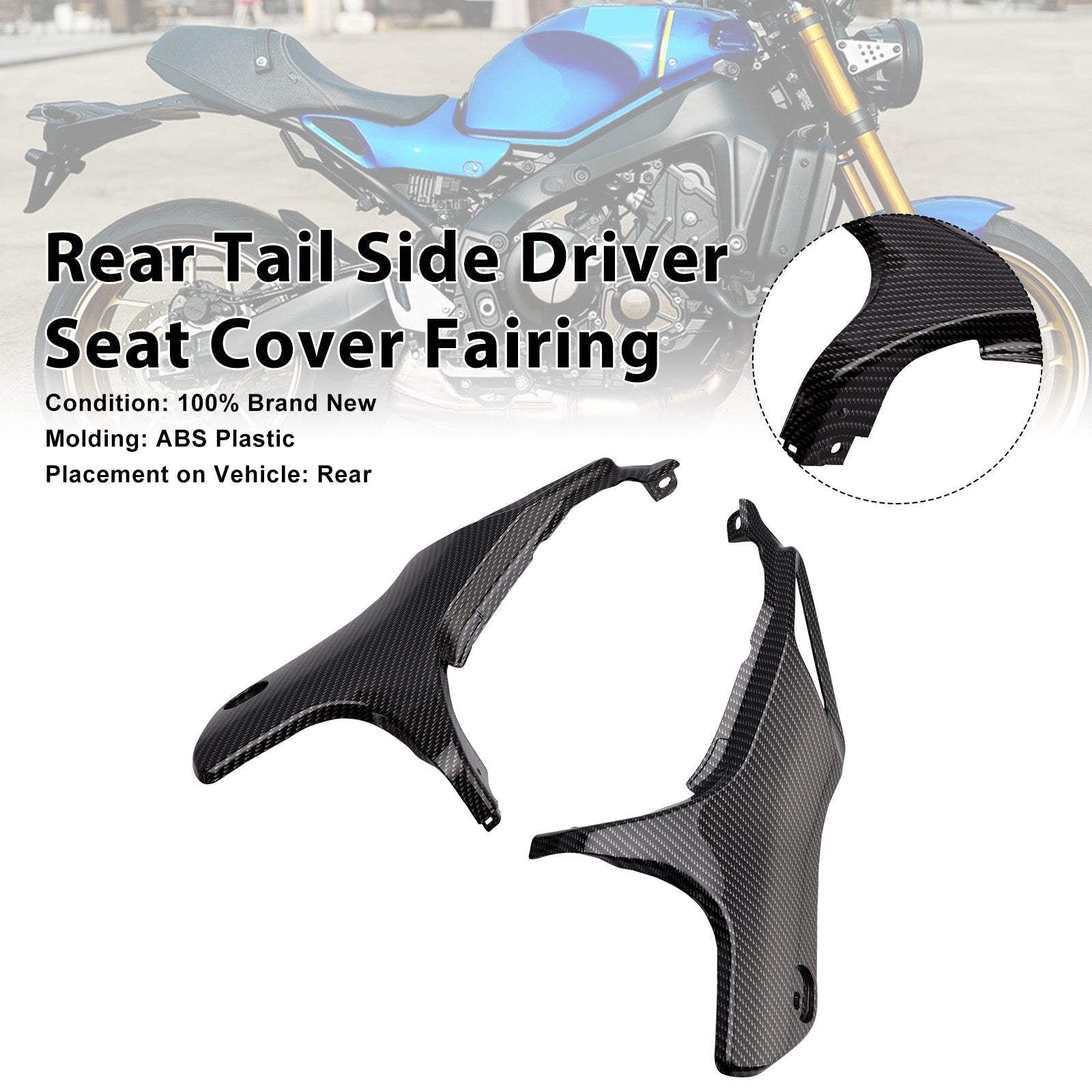 Side Seat Fairing Panel Cowl For Yamaha XSR900 2022-2026