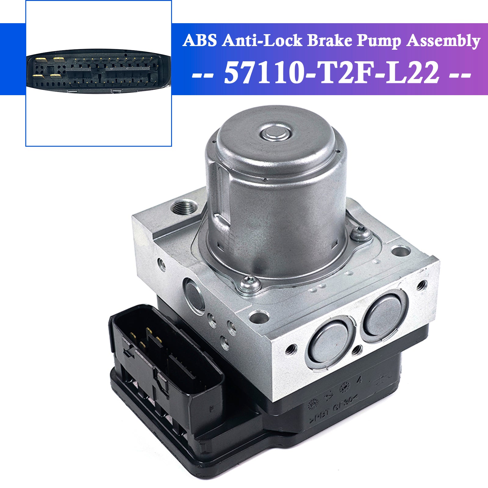 2014 Honda Accord Sport 2.4L ABS ABS ASSEMBLAGE DE POMPE DE FREIN ANTIBLOCK 57110-T2F-L22