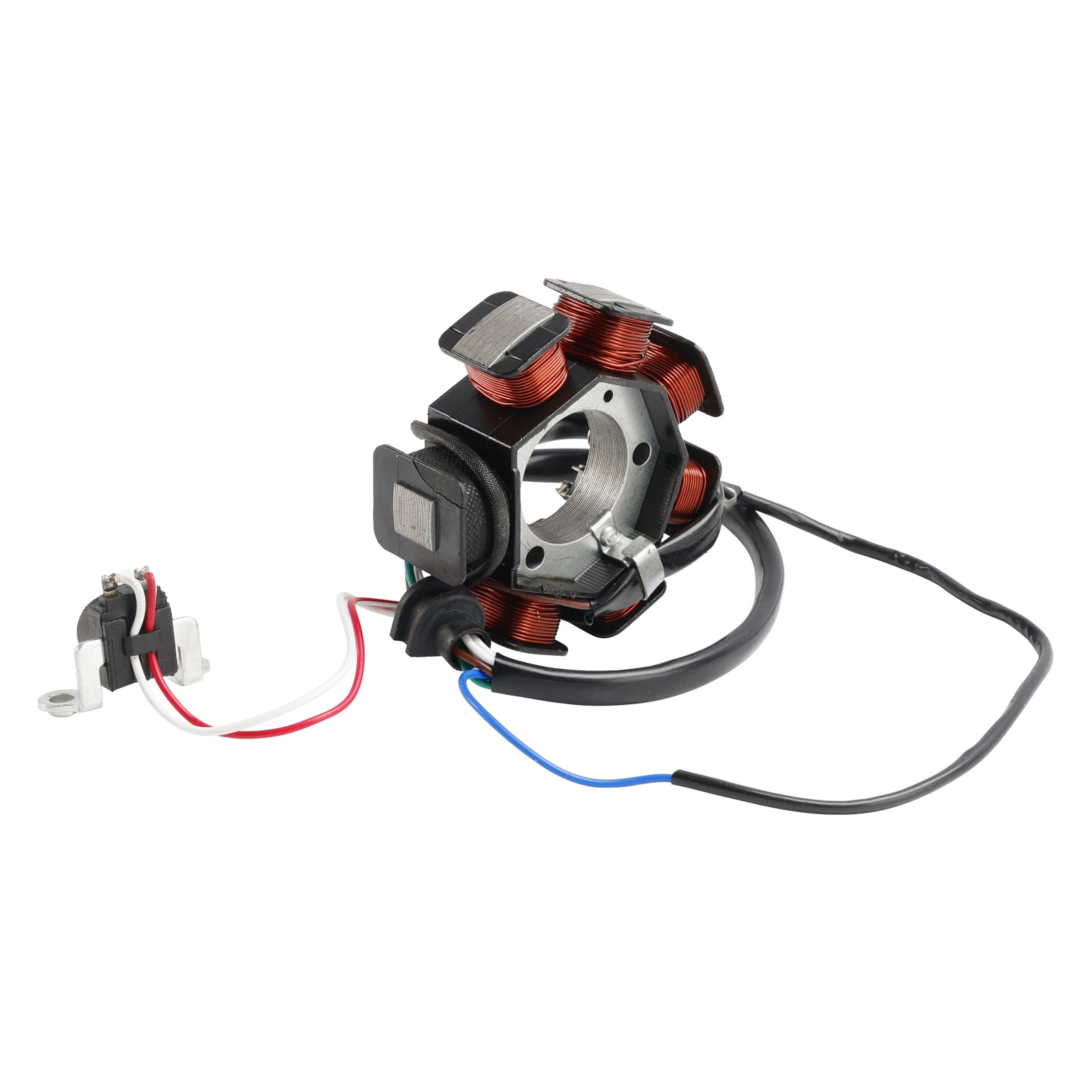 7 STATOR D'ALPORTATION DE COLL POUR YAMAHA YBR125 YBR125E YBR125G 2016-2024 YB125 13-22