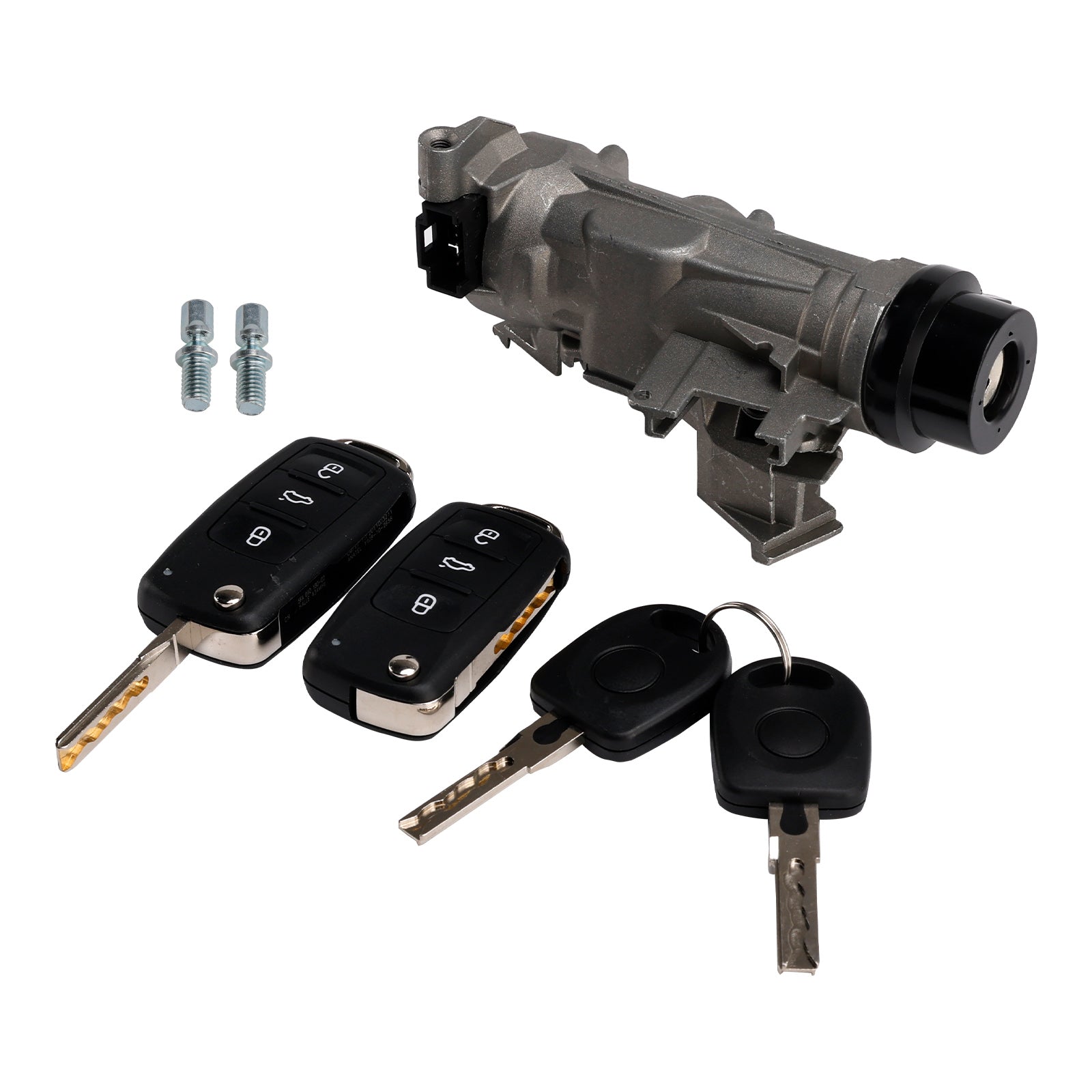 2008-2011 Tiguan Ignition Switch Lock Cylinder w/2 Key 1K0905851B 1K0905865