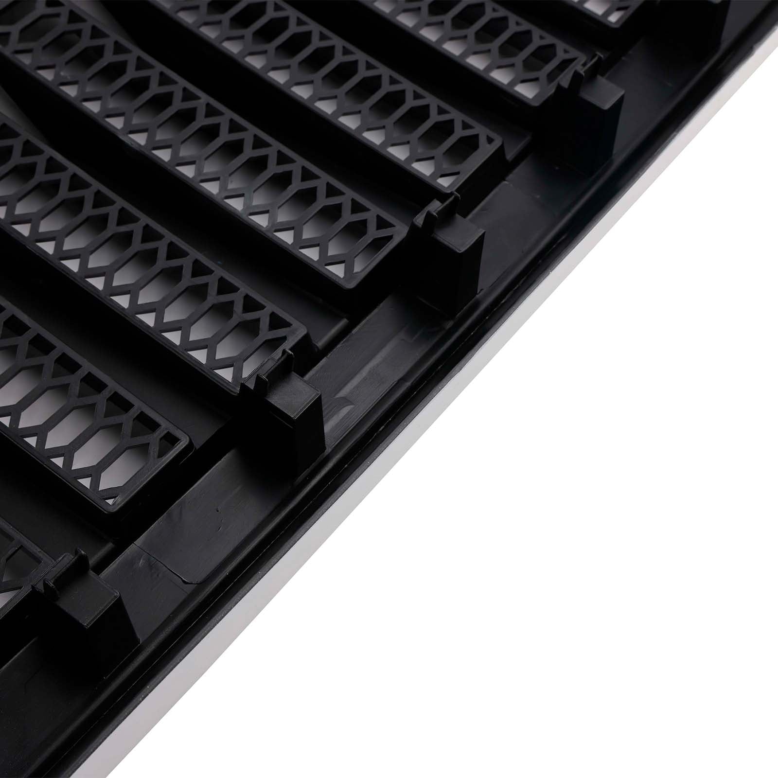 2018-2023 adapté pour Jeep Wrangler JL JT blanc & noir calandre avant Vader Grille de pare-chocs