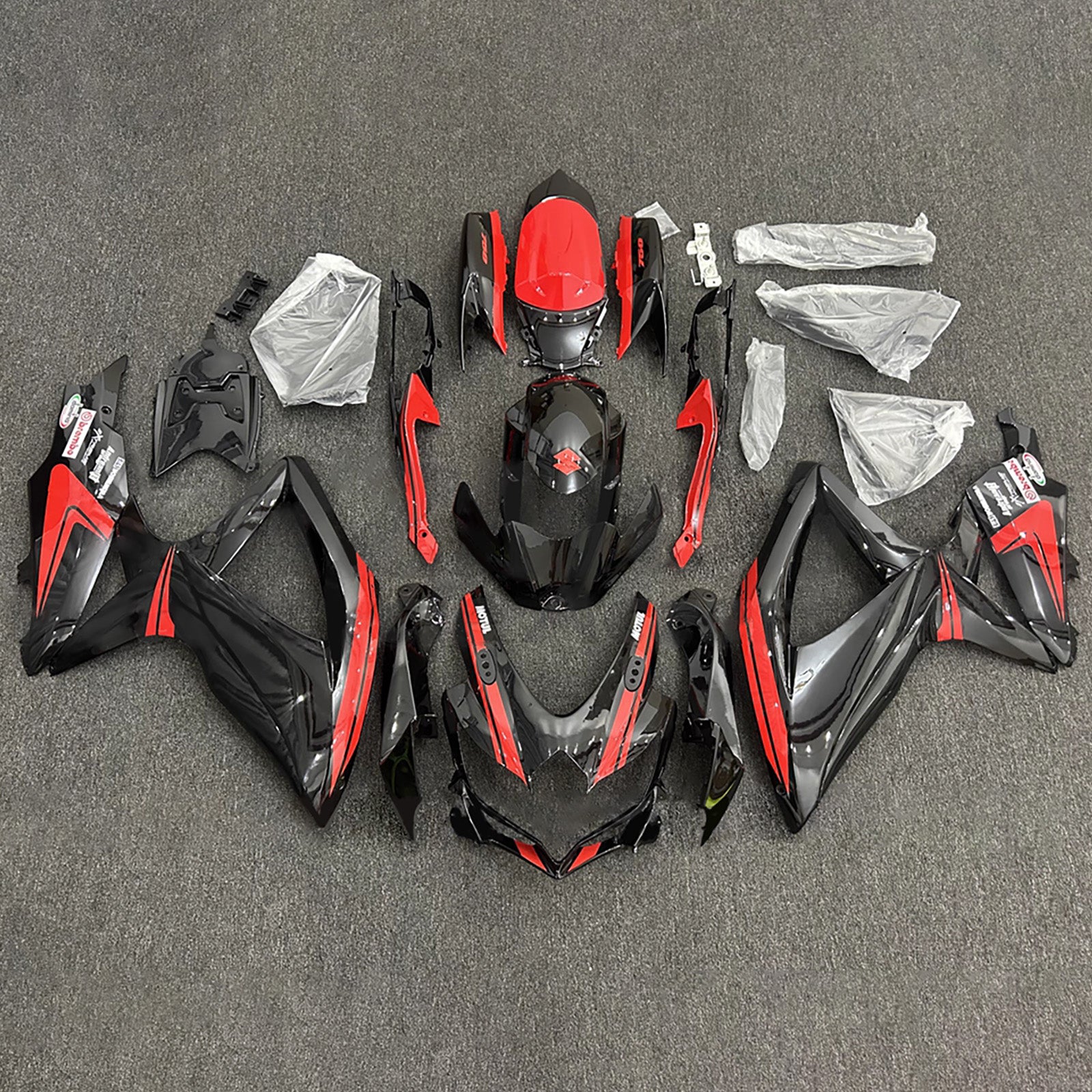 Injection Fairing Kit Bodywork Plastic ABS For Suzuki GSXR 600/750 2008-2010 K8