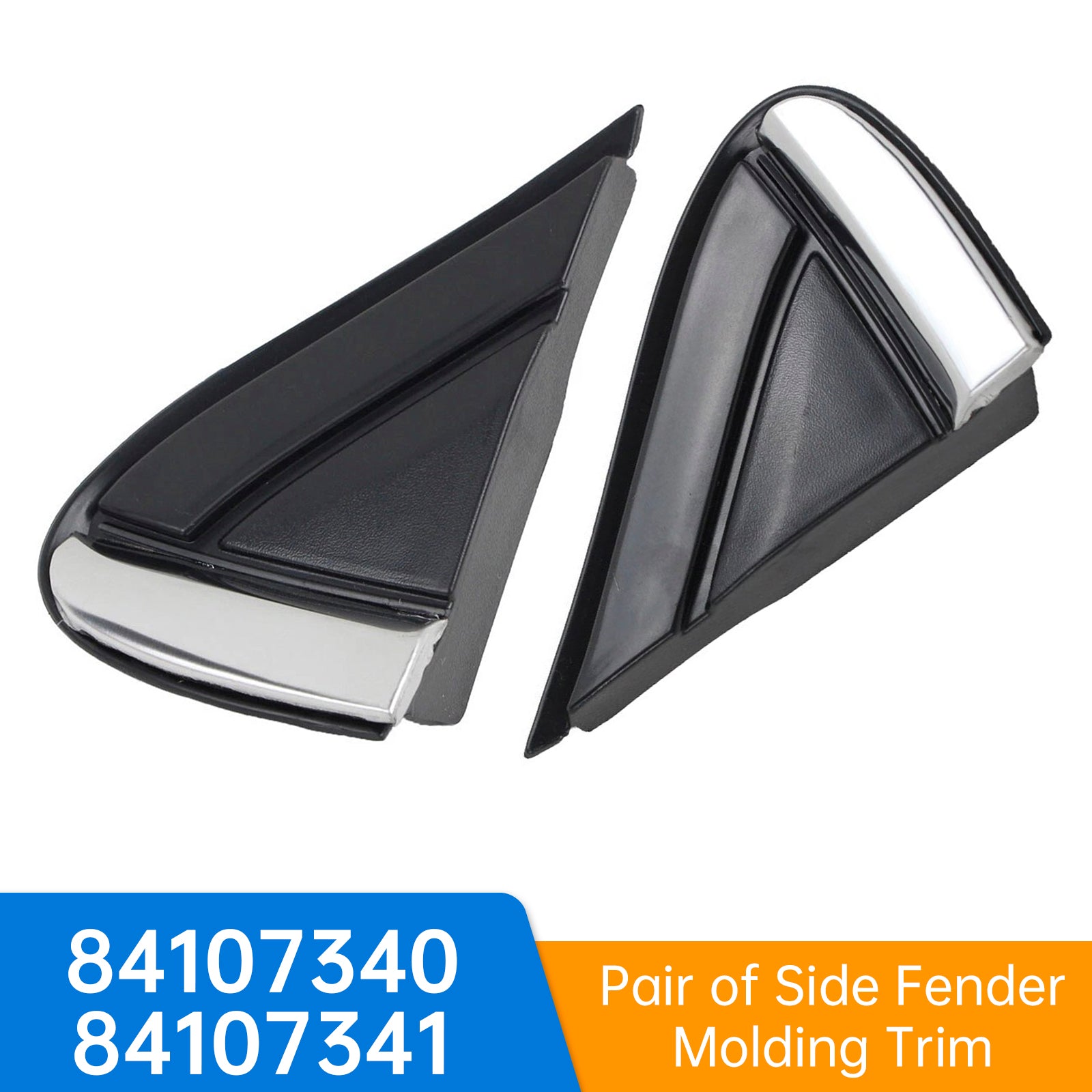 2018-2023 Chevrolet Equinox Par de molduras de guardabarros laterales 84107340 84107341