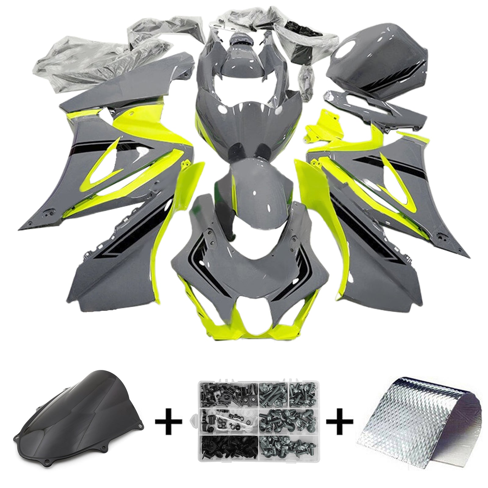 2017-2025 Suzuki GSXR1000 K17 Injeksjon Fairing Kit karosseri plast ABS #101