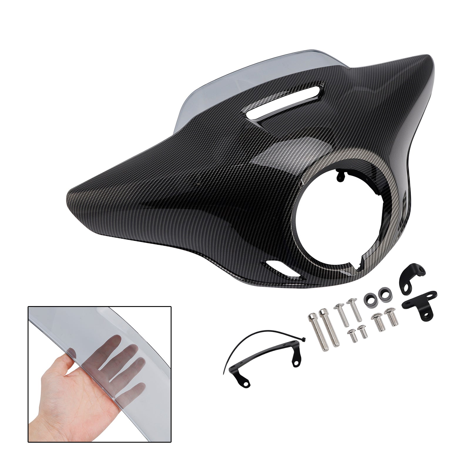 Windshield WindScreen Headlight Fairing fit for HONDA CM300 CM500 2021-2024