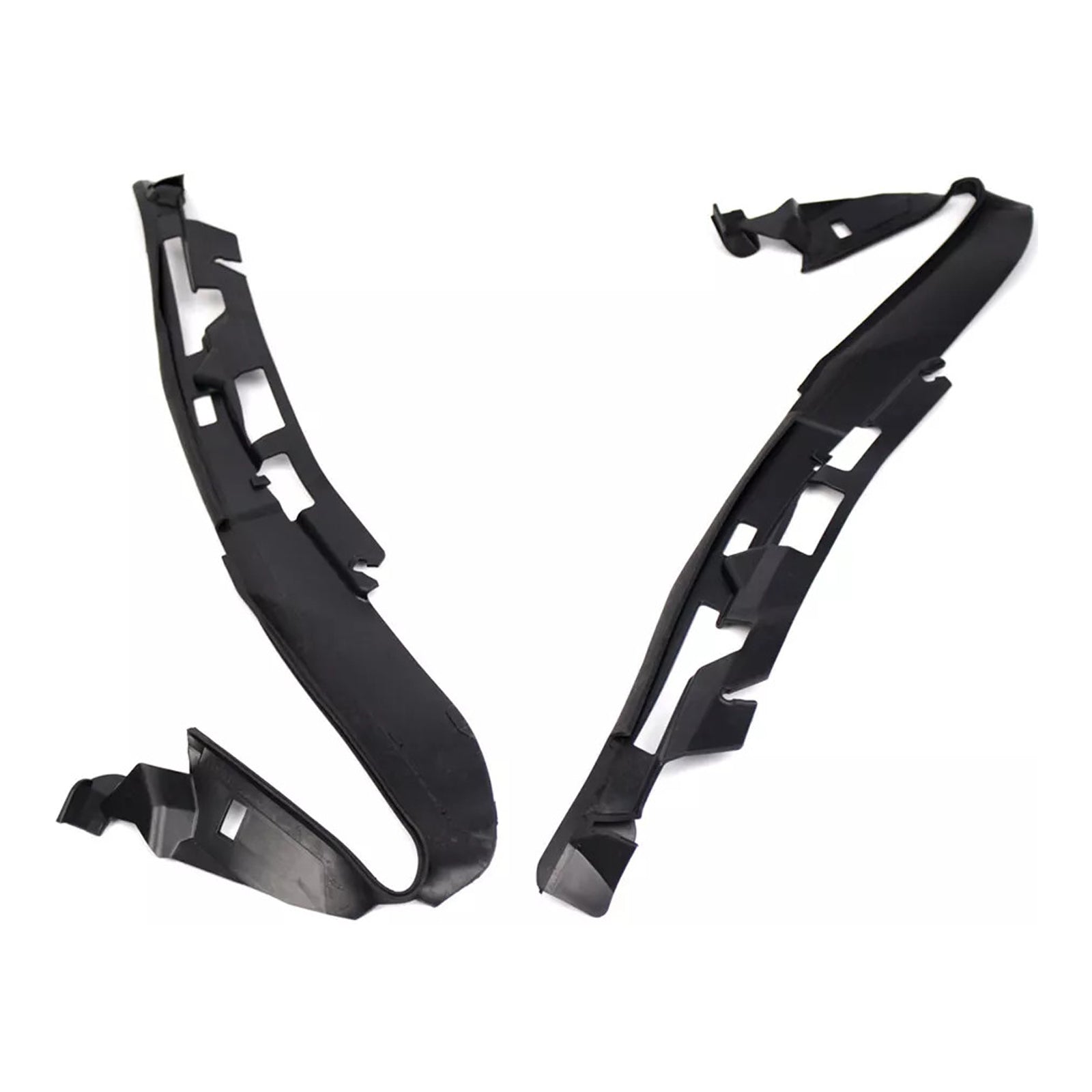 2PCS Front Bumper Headlight Lower Molding Trim For BMW 5 Series F10 F18 10-14